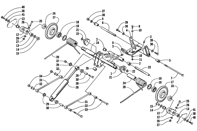 REAR SUSPENSION REAR ARM ASSEMBLY