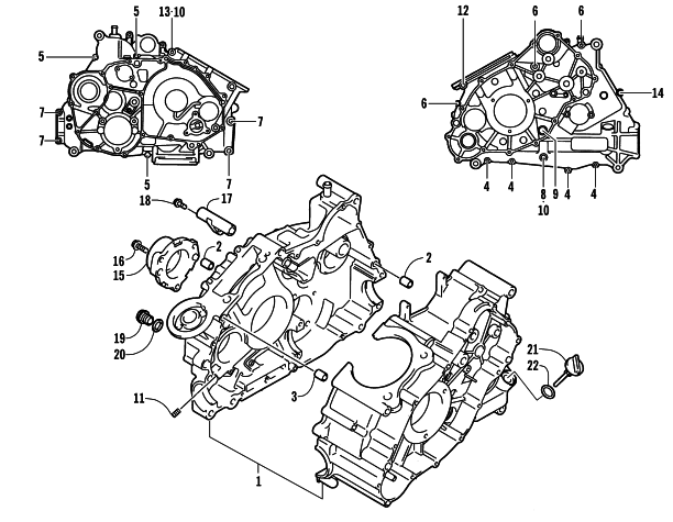 CRANKCASE ASSEMBLY