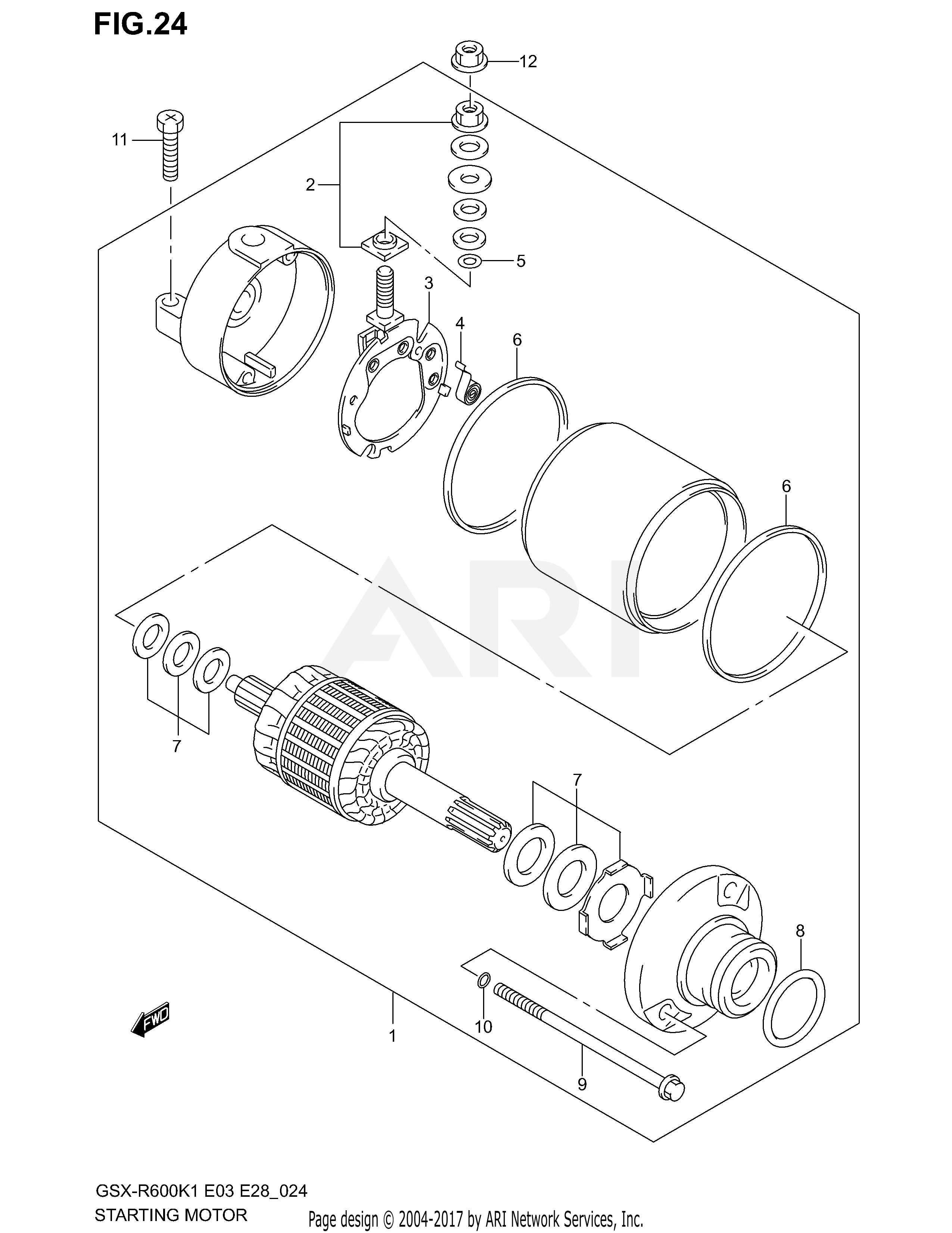 STARTING MOTOR