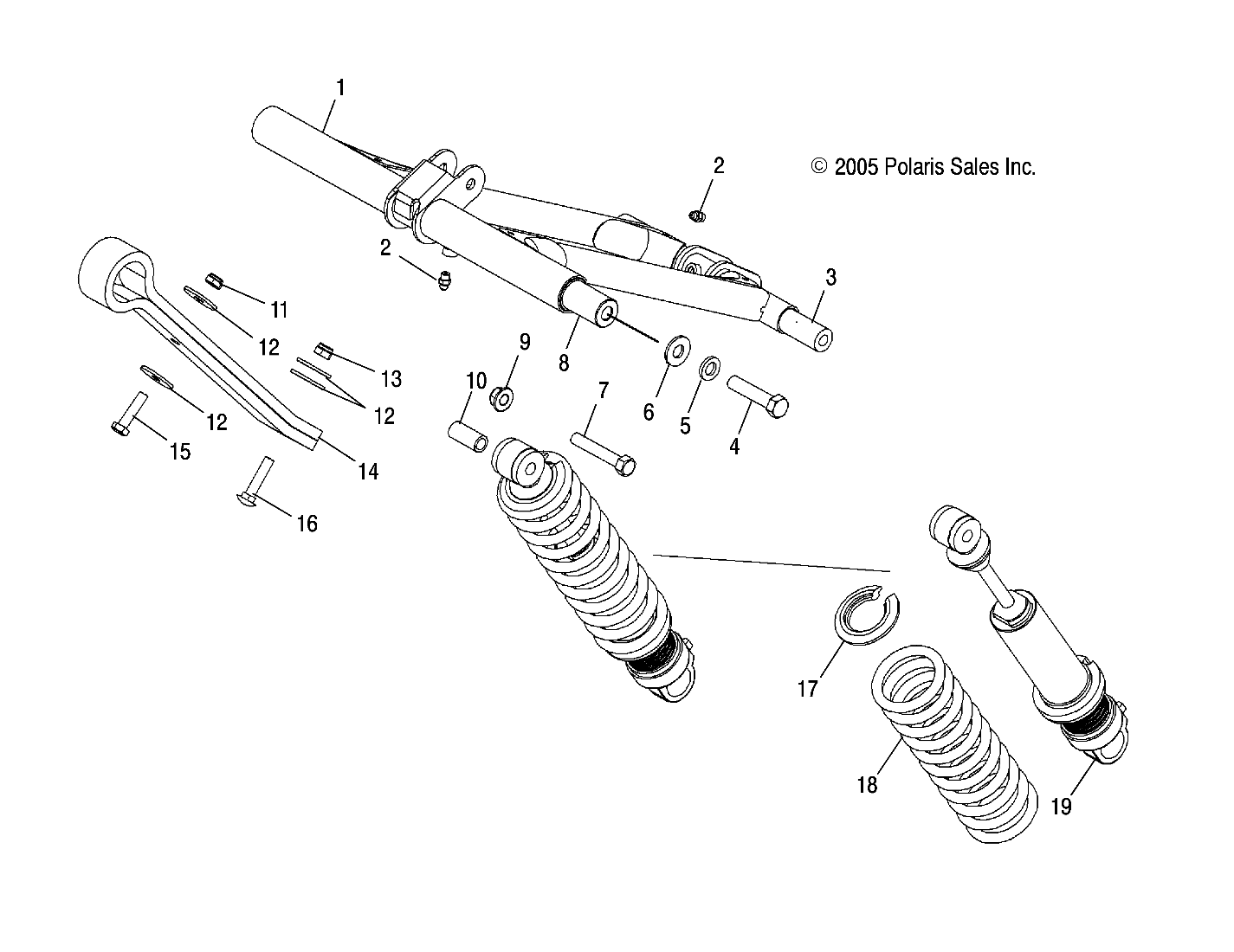 TORQUE ARM, FRONT - S06PT7HS (4997539753B12)