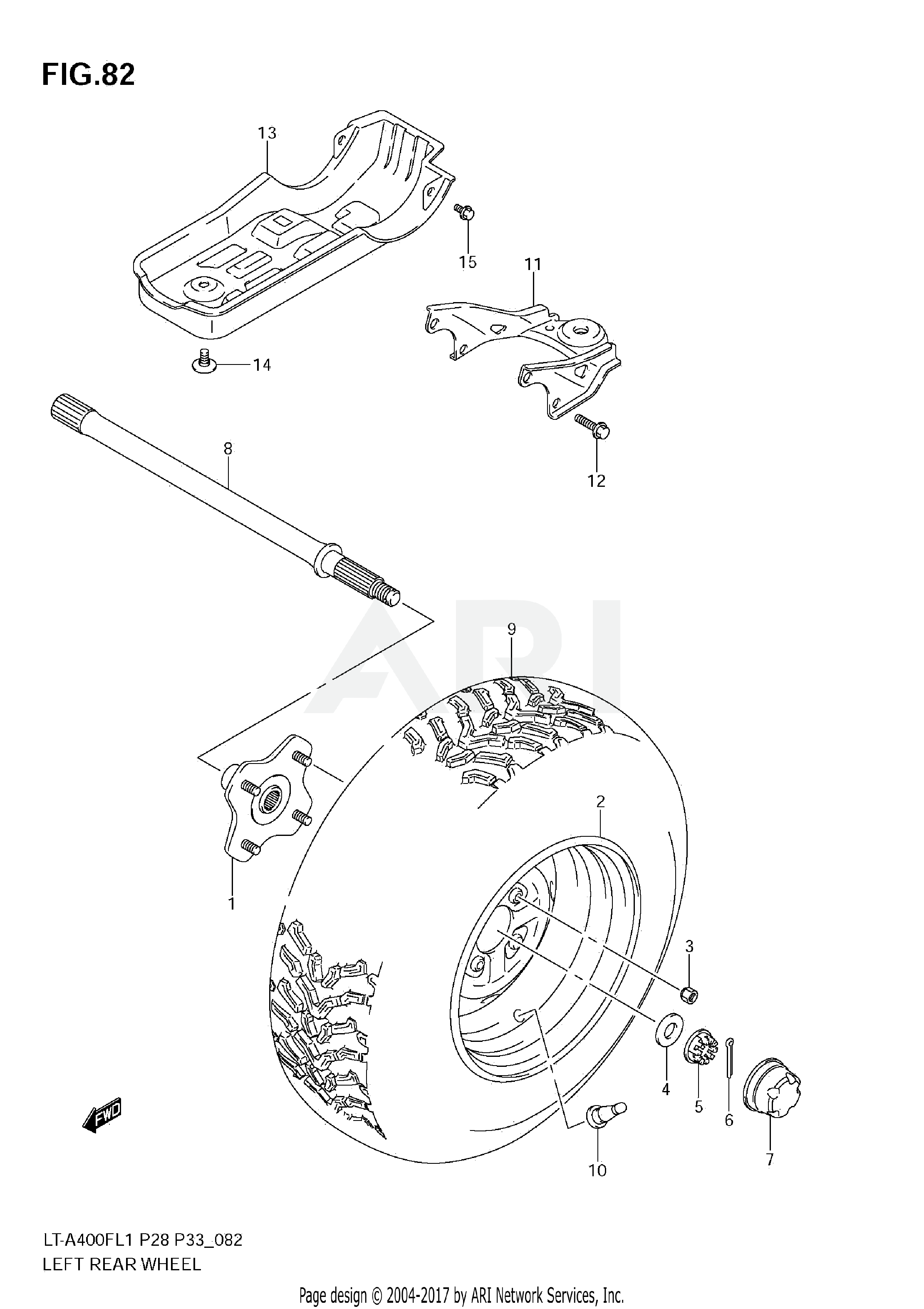 LEFT REAR WHEEL