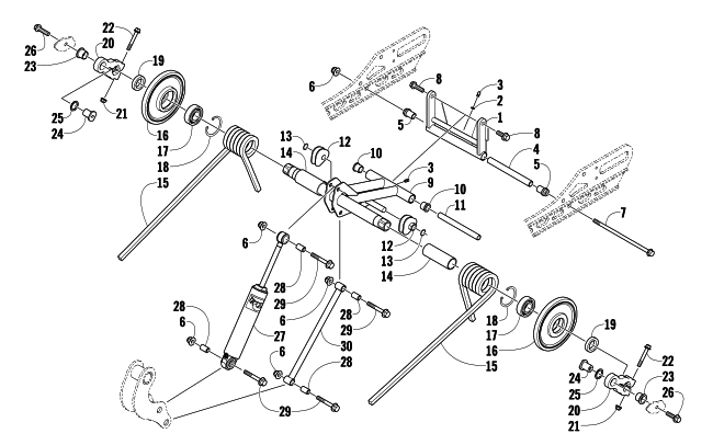 REAR SUSPENSION REAR ARM ASSEMBLY