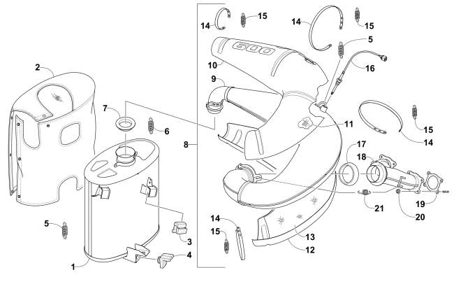 EXHAUST ASSEMBLY