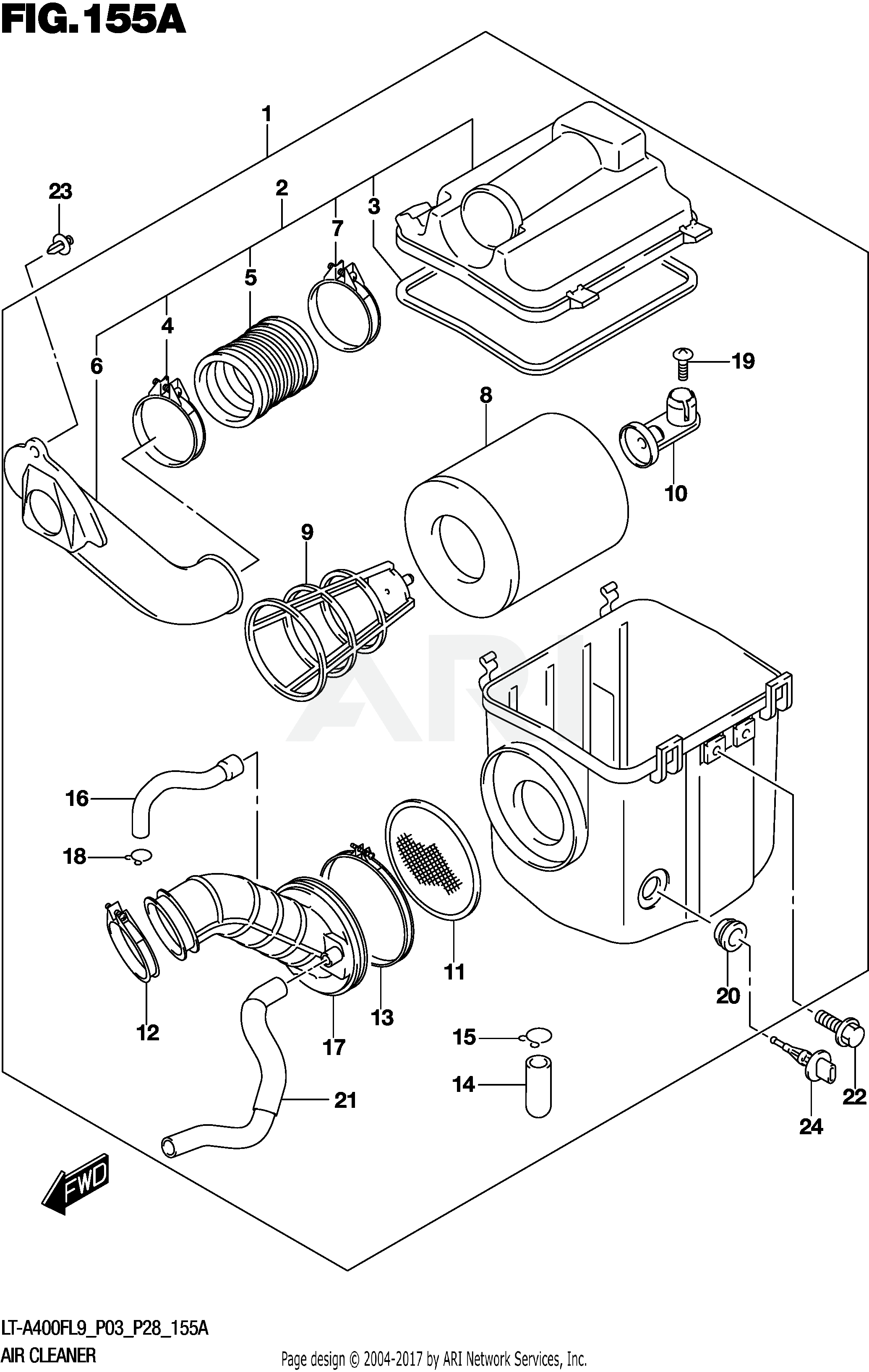 AIR CLEANER (LT-A400FL9 P03)