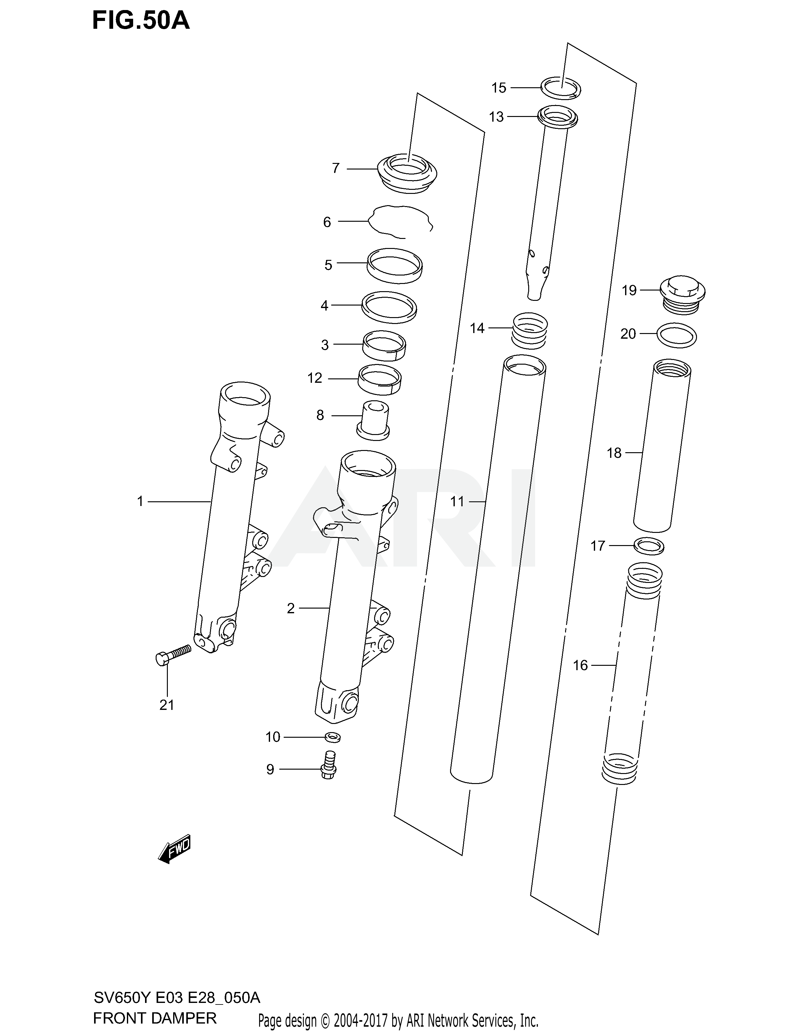 FRONT FORK DAMPER (MODEL K1)