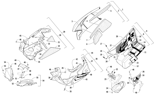 SKID PLATE AND SIDE PANEL ASSEMBLY