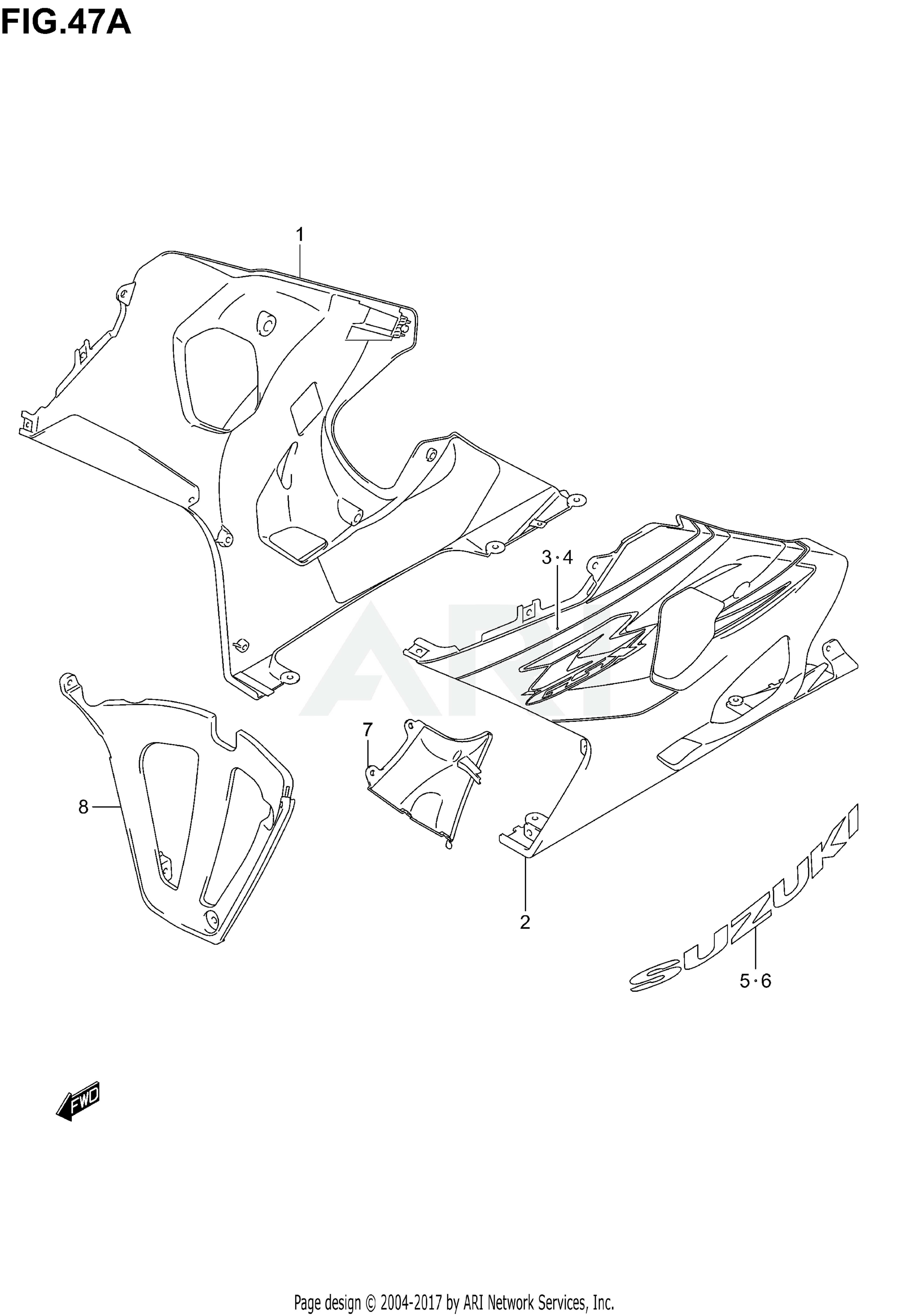 UNDER COWLING (MODEL K5)