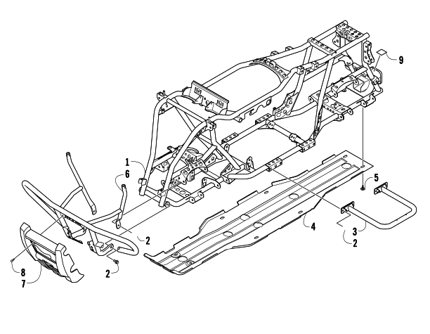 FRAME AND RELATED PARTS