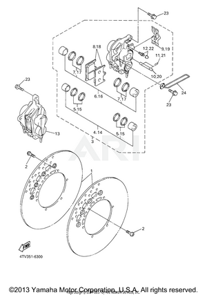 FRONT BRAKE CALIPER