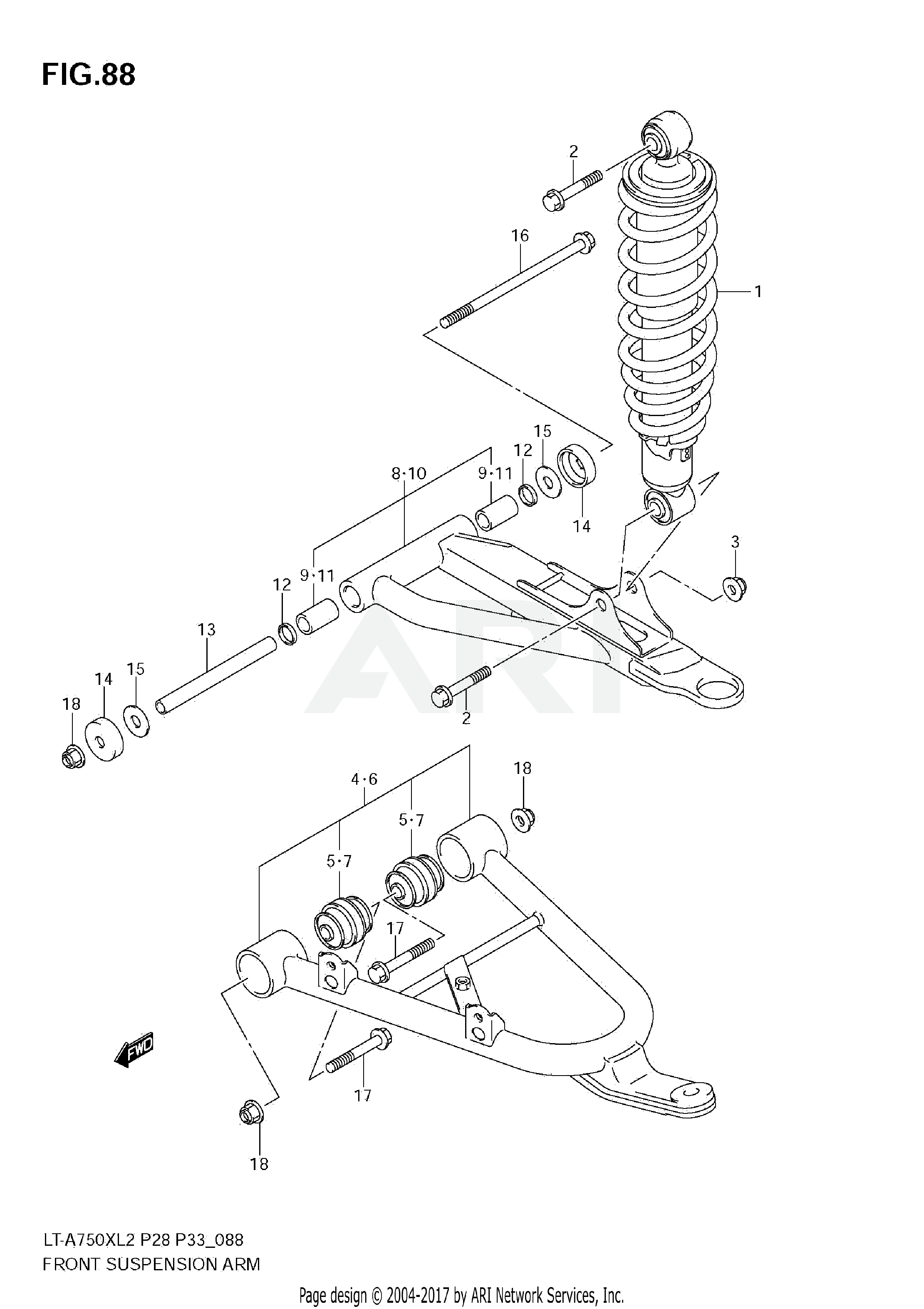 FRONT SUSPENSION ARM