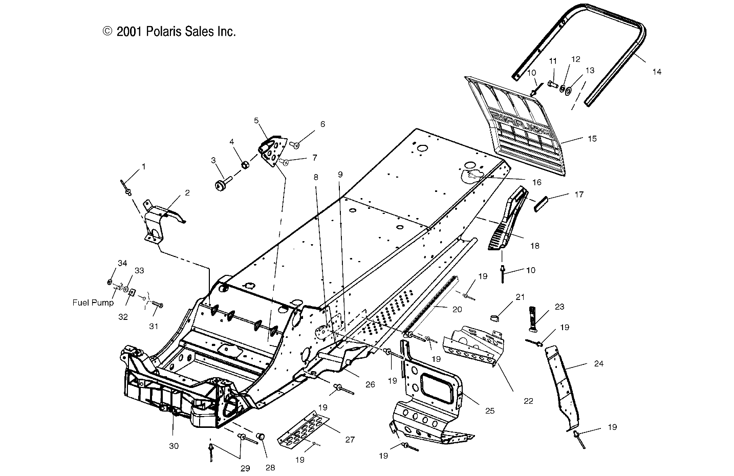 CHASSIS - S02NP7CS/S02NE7CS (4973447344A03)