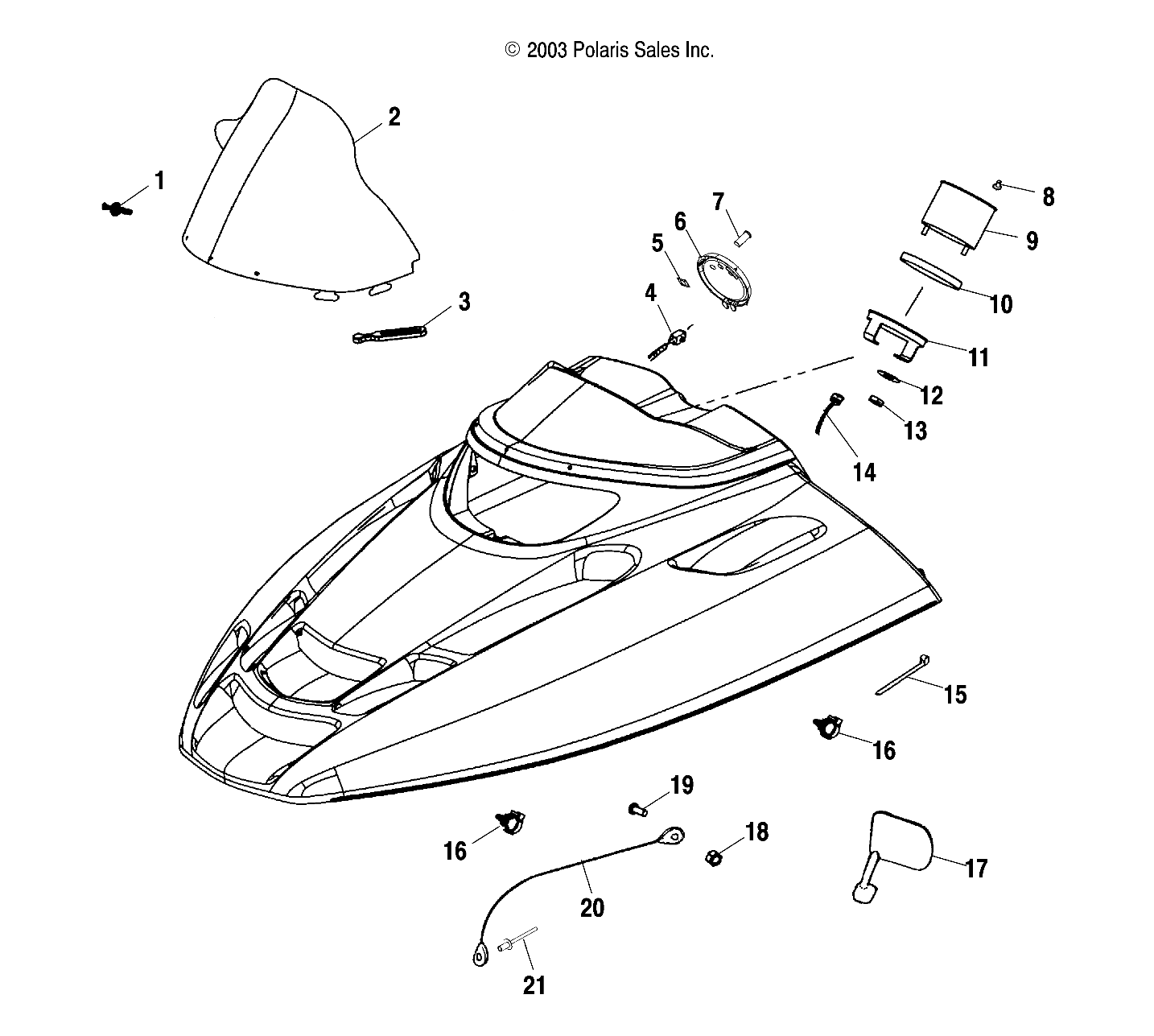 HOOD - S04NT5BS/BE (4988518851A11)