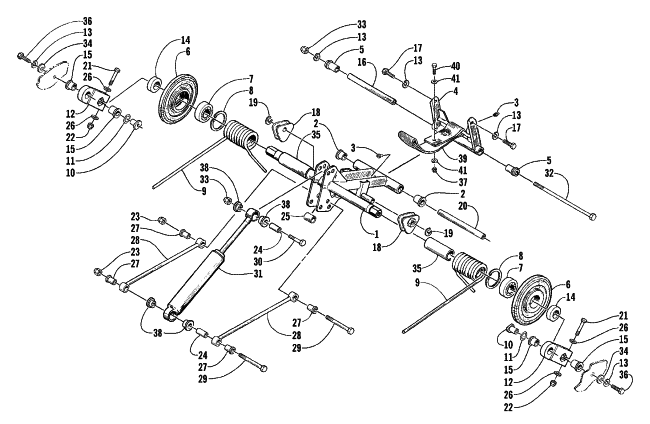 REAR SUSPENSION REAR ARM ASSEMBLY