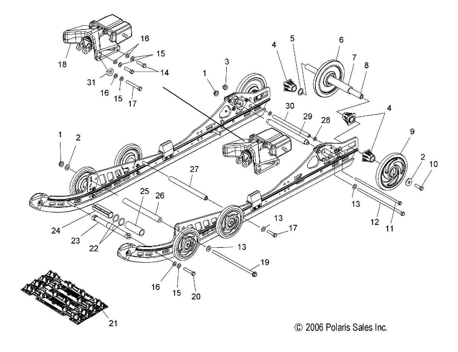 SUSPENSION, REAR - S08PY7FS/FE (49SNOWSUSPRR08FSTCRSR)