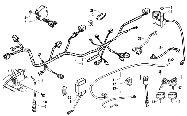 ELECTRICAL AND WIRING HARNESS ASSEMBLY