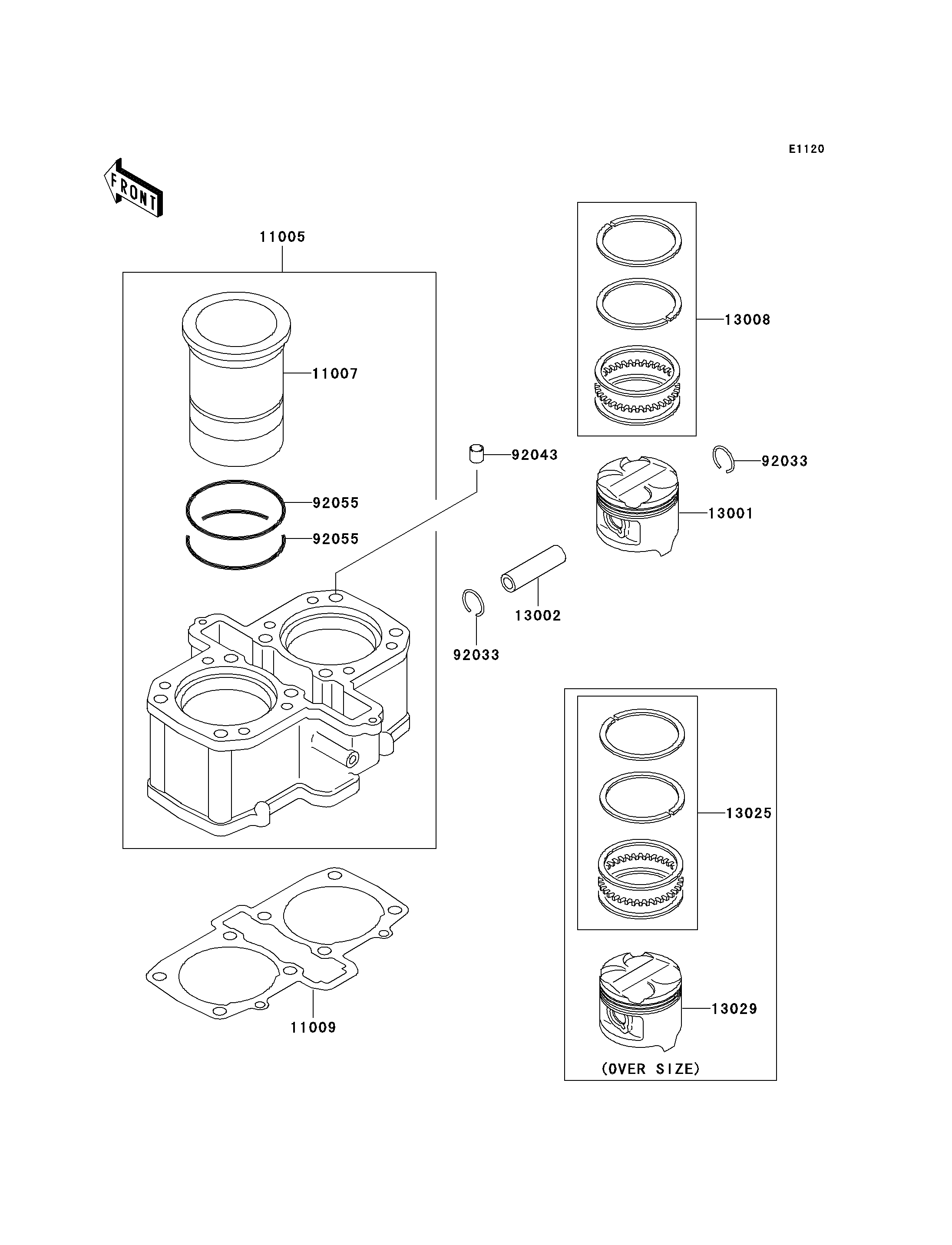 Cylinder/Piston(s)