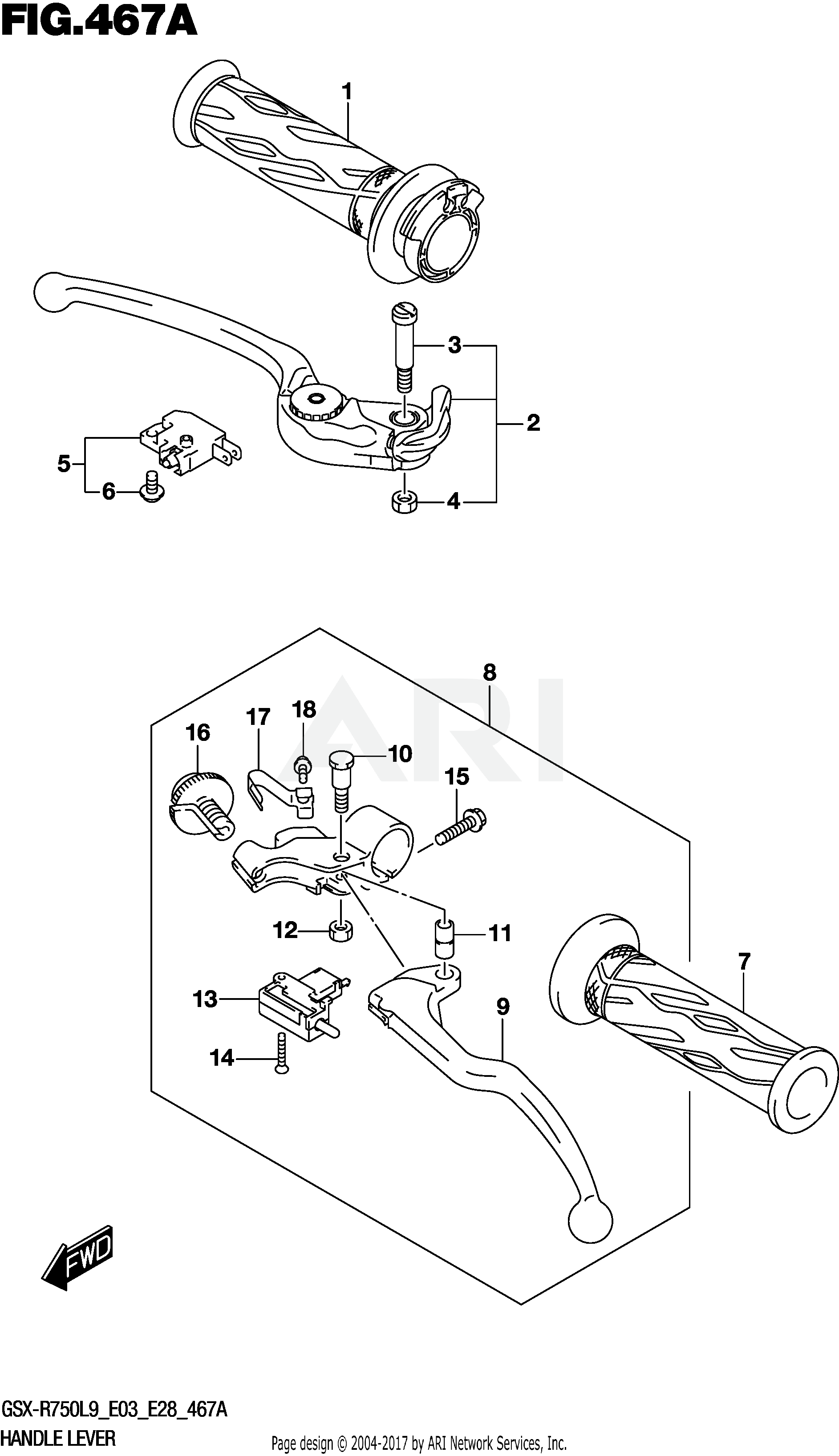 HANDLE LEVER