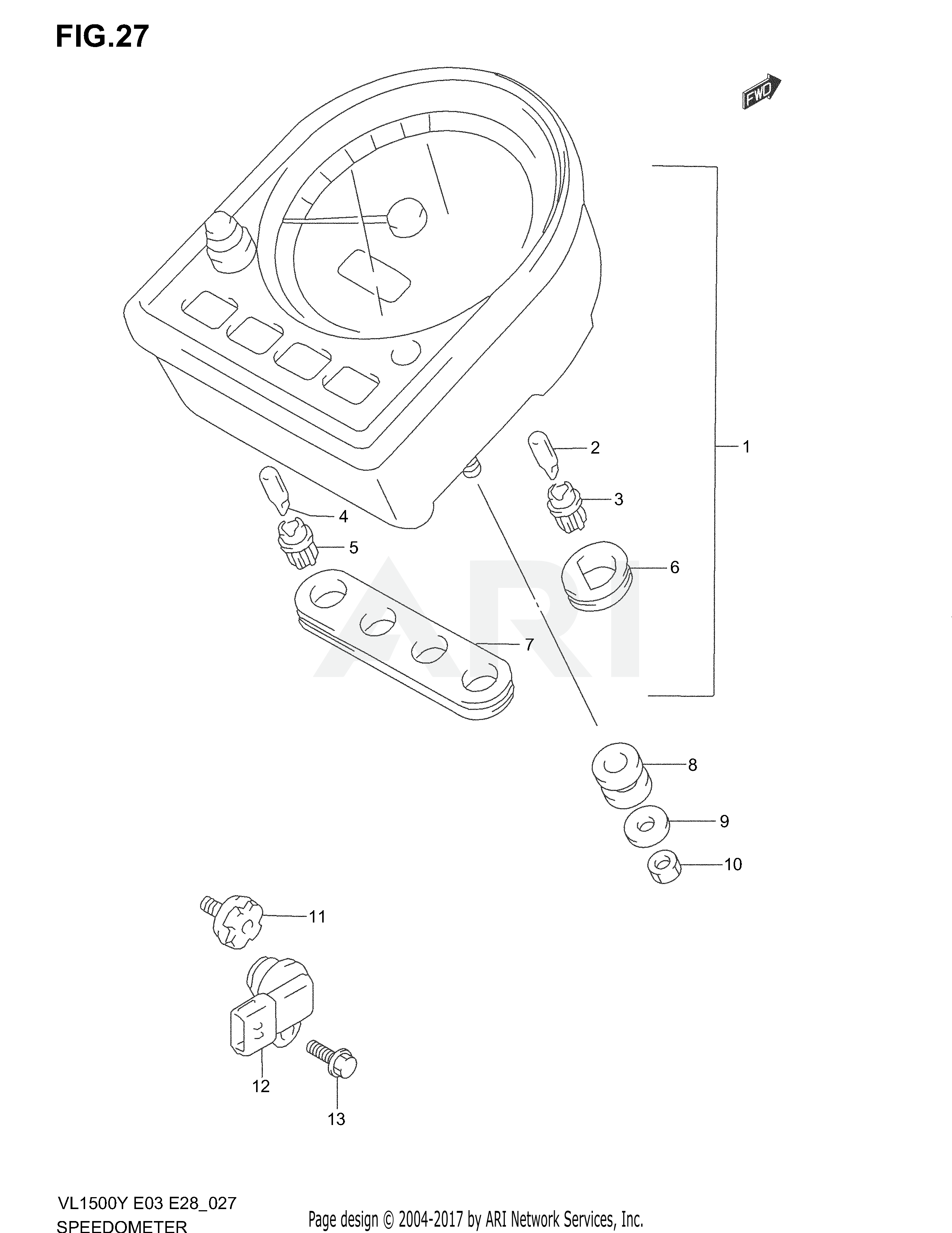 SPEEDOMETER (MODEL W)