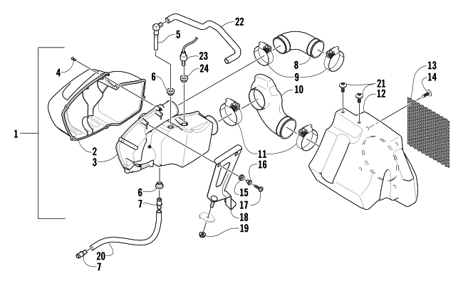 AIR SILENCER ASSEMBLY