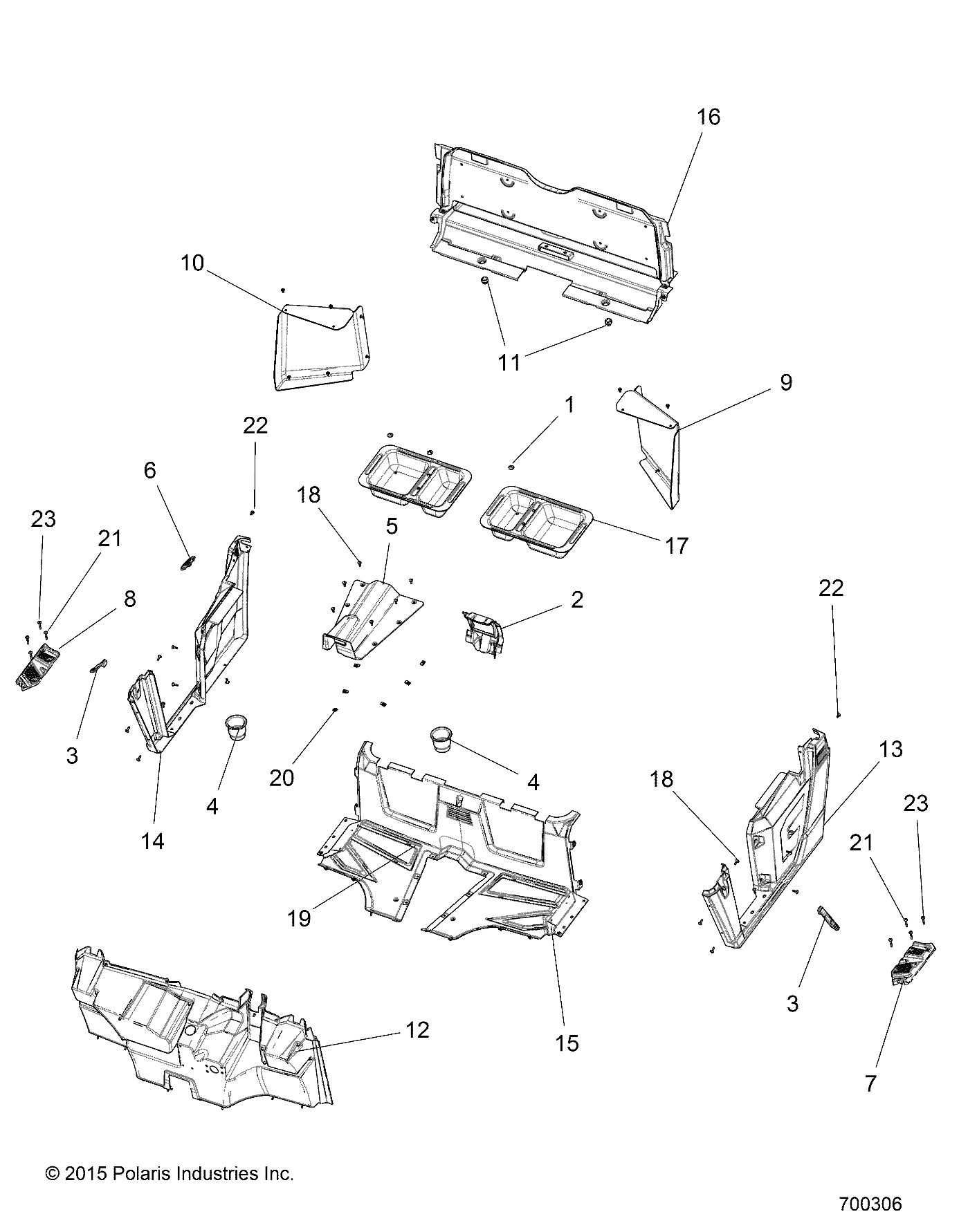 BODY, FLOOR and FENDERS - R18RMAE4N8 (700306)