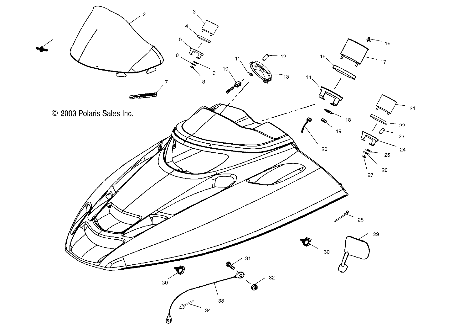 HOOD - S04ND4BS/BSA (4988678867A11)