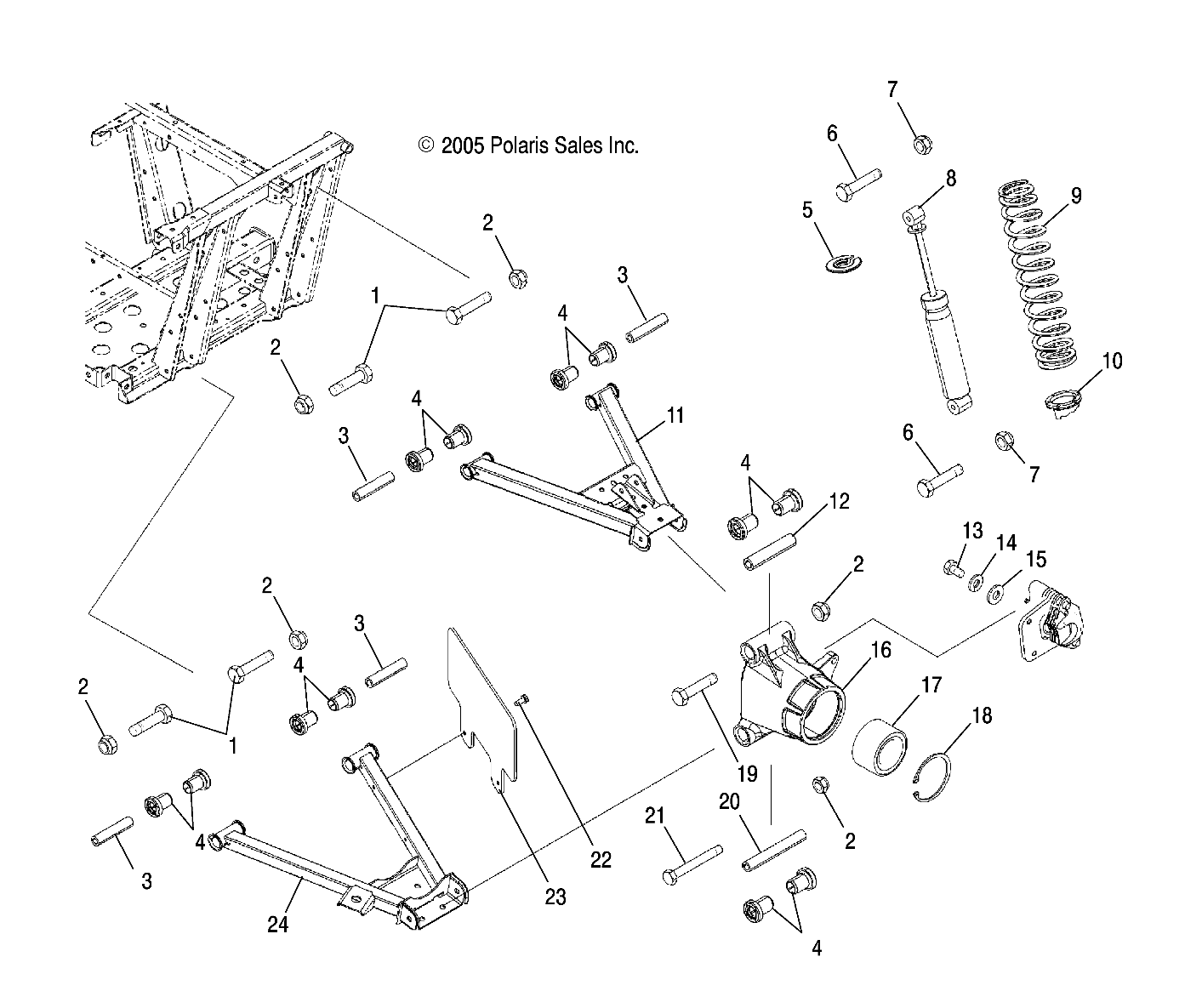 SUSPENSION, REAR - R06RD50AB/AC (4999203249920324C09)