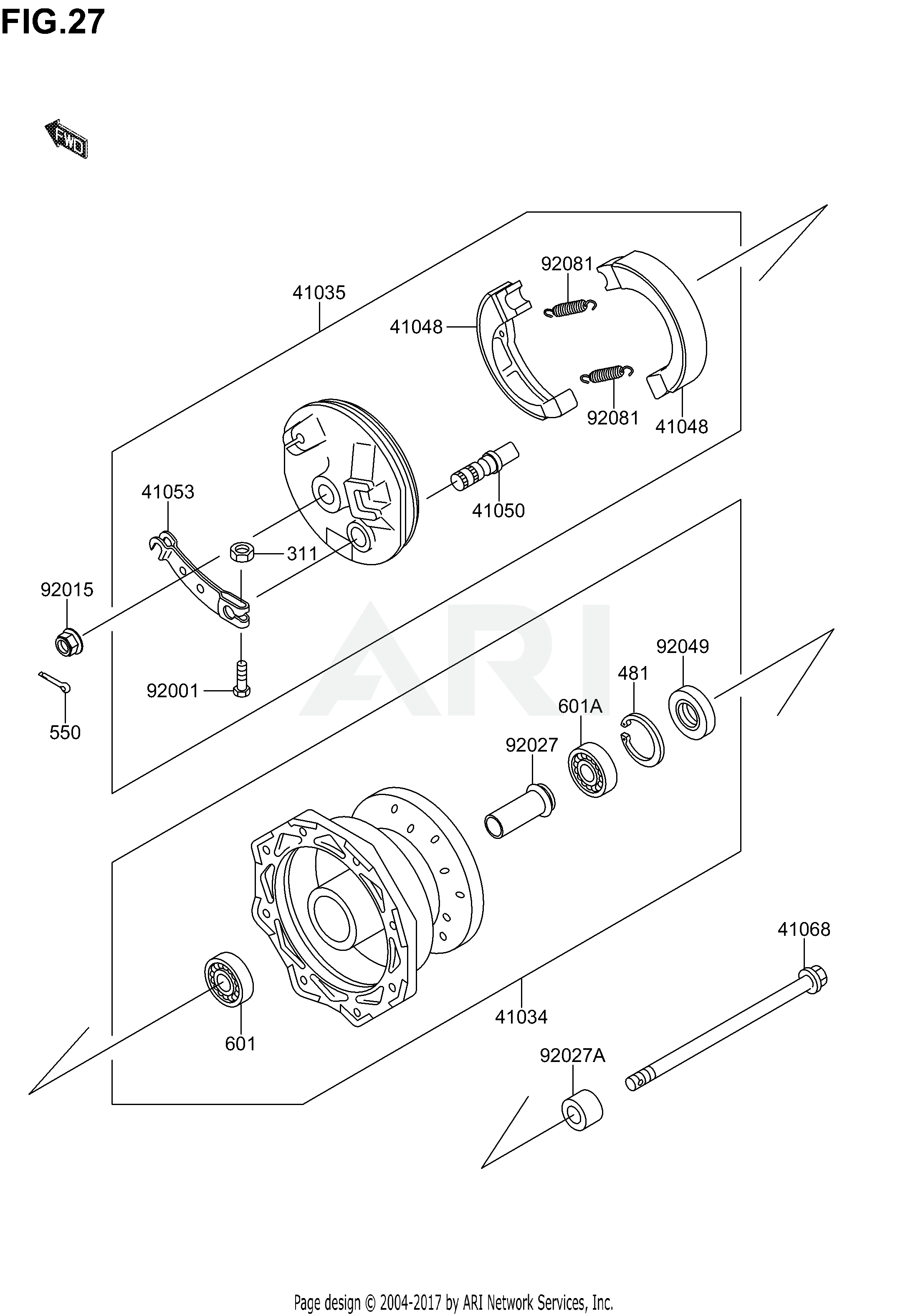 FRONT HUB