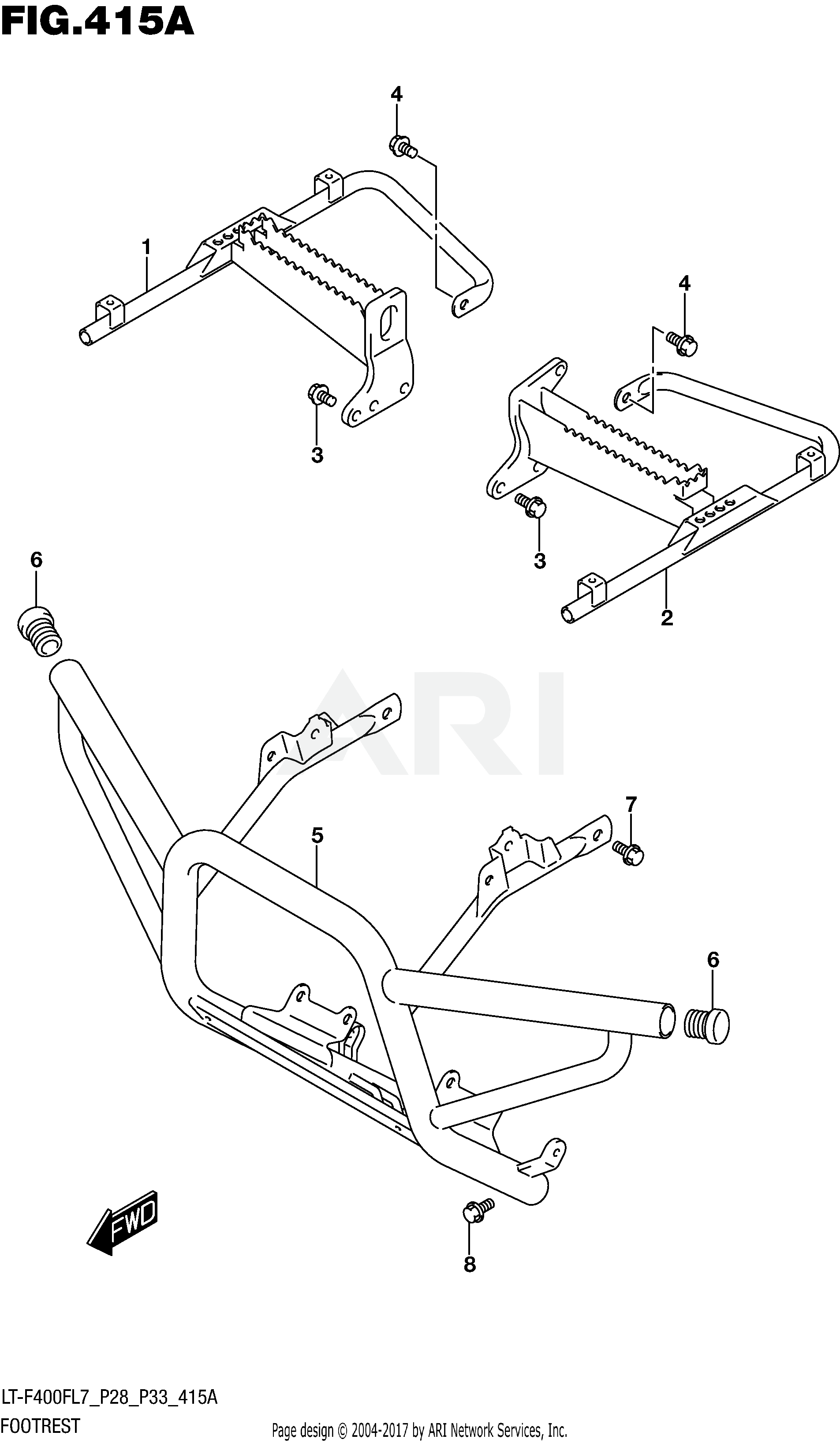 FOOTREST (LT-F400FL7 P28)