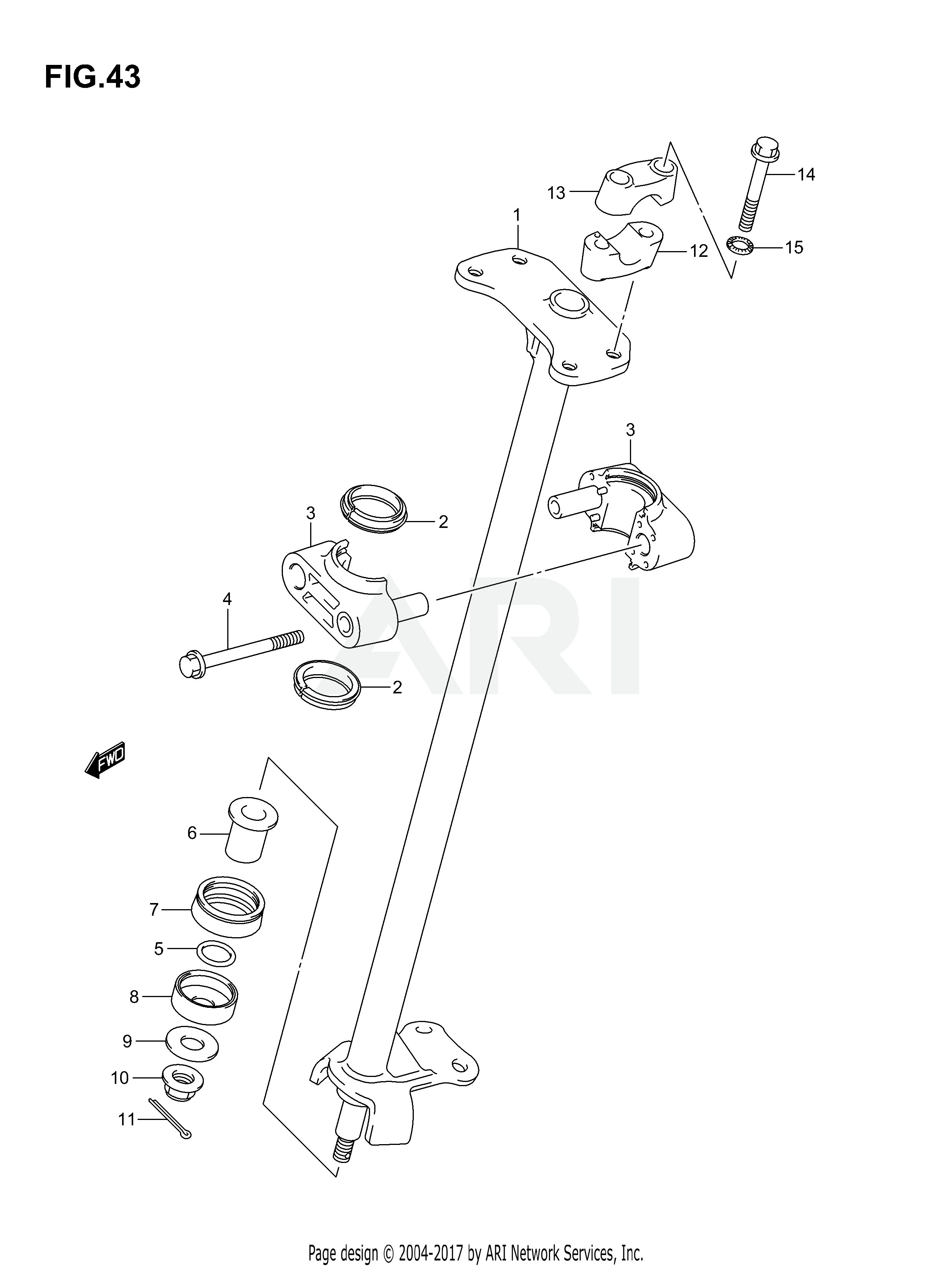 STEERING SHAFT (MODEL K3/K4)