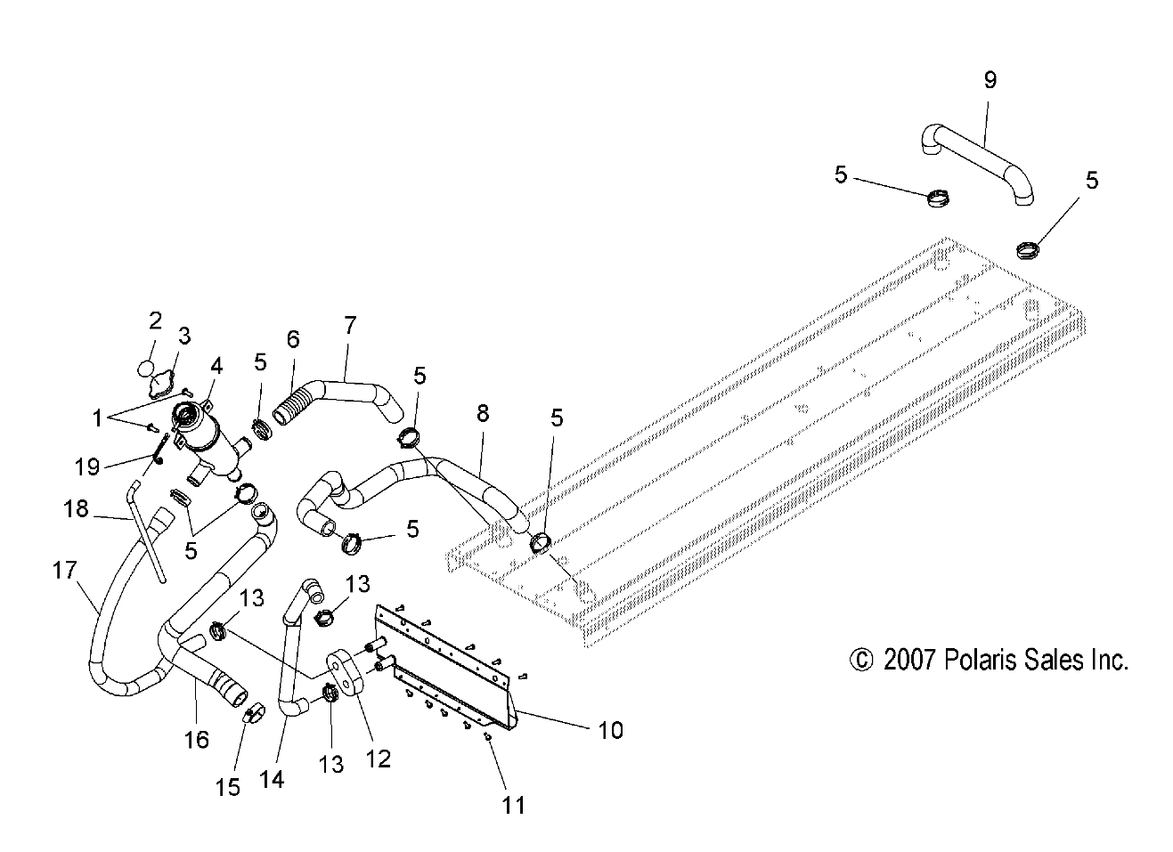 ENGINE, COOLING SYSTEM - S08PB8ES/EE (49SNOWCOOLING08800IQ)