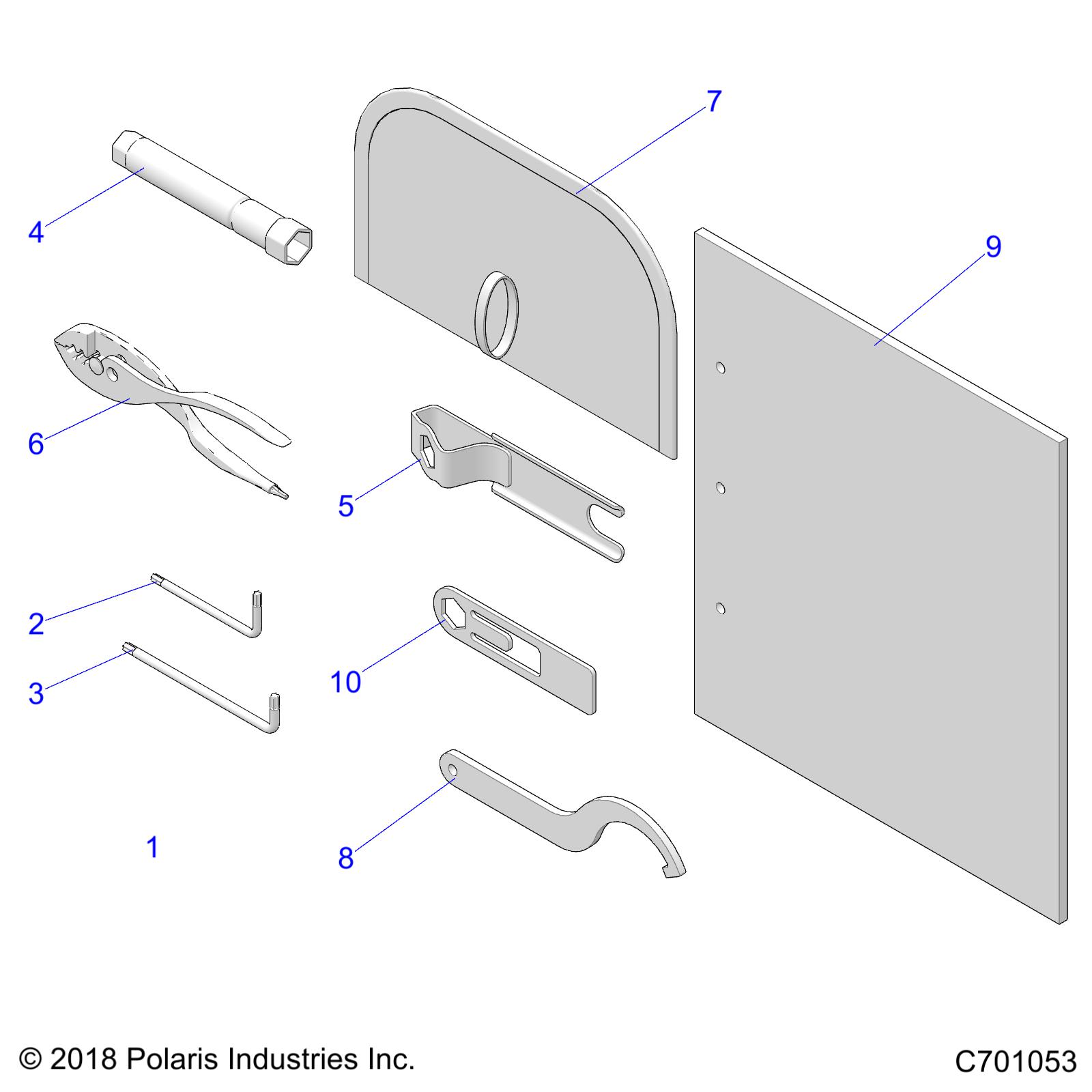 REFERENCES, TOOL KIT and OWNERS MANUAL - Z20CHA57K2 (C701053)