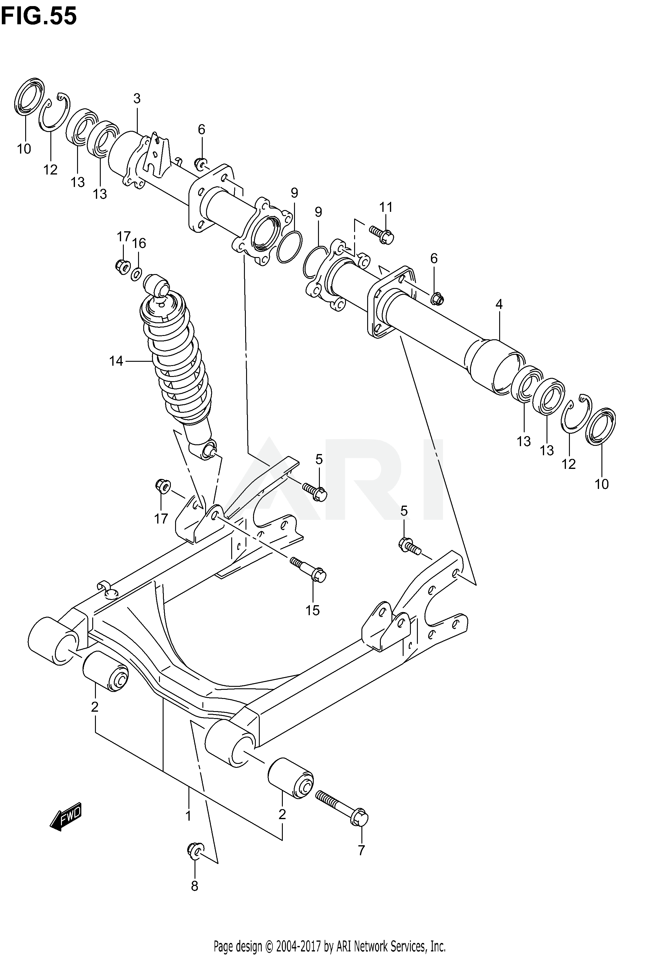 REAR SWINGINGARM