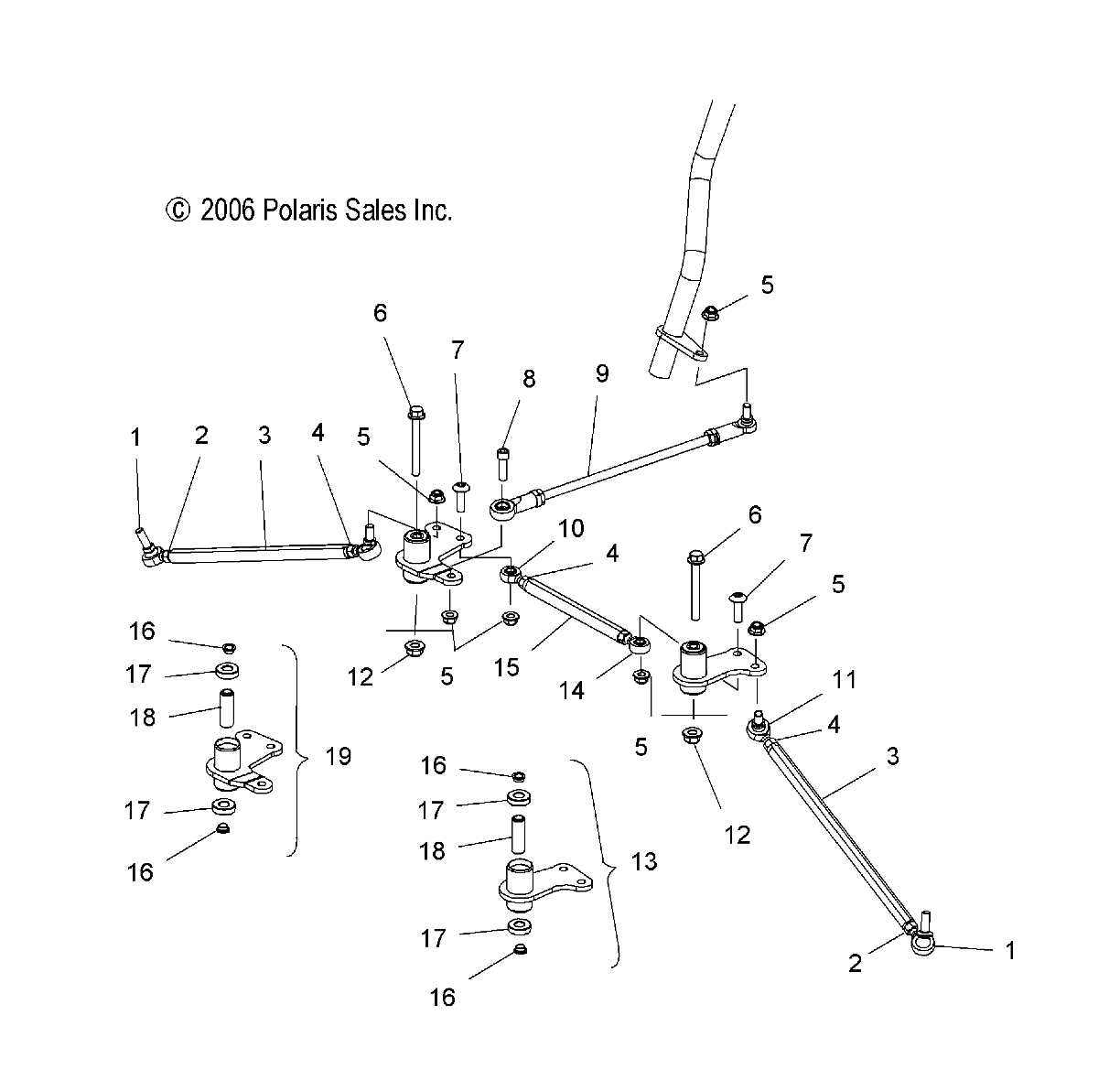 STEERING, LOWER - S07PL7JS/JE (49SNOWSTEERING600RMK)