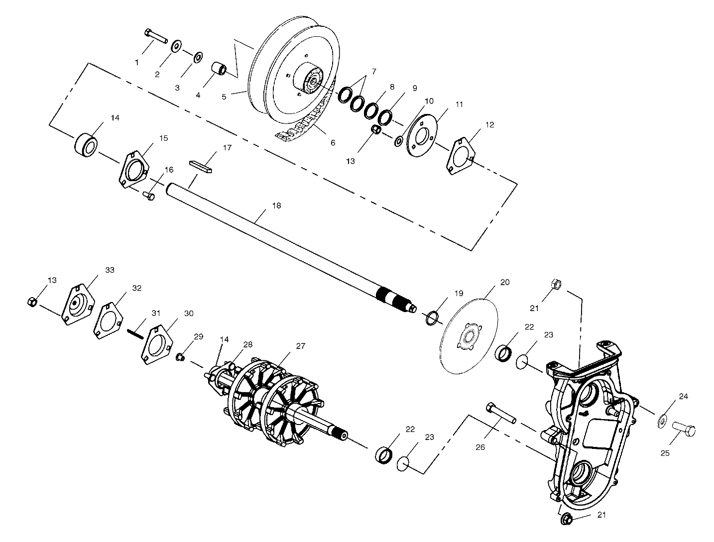 DRIVE TRAIN - S03NB4BS (4977887788C13)