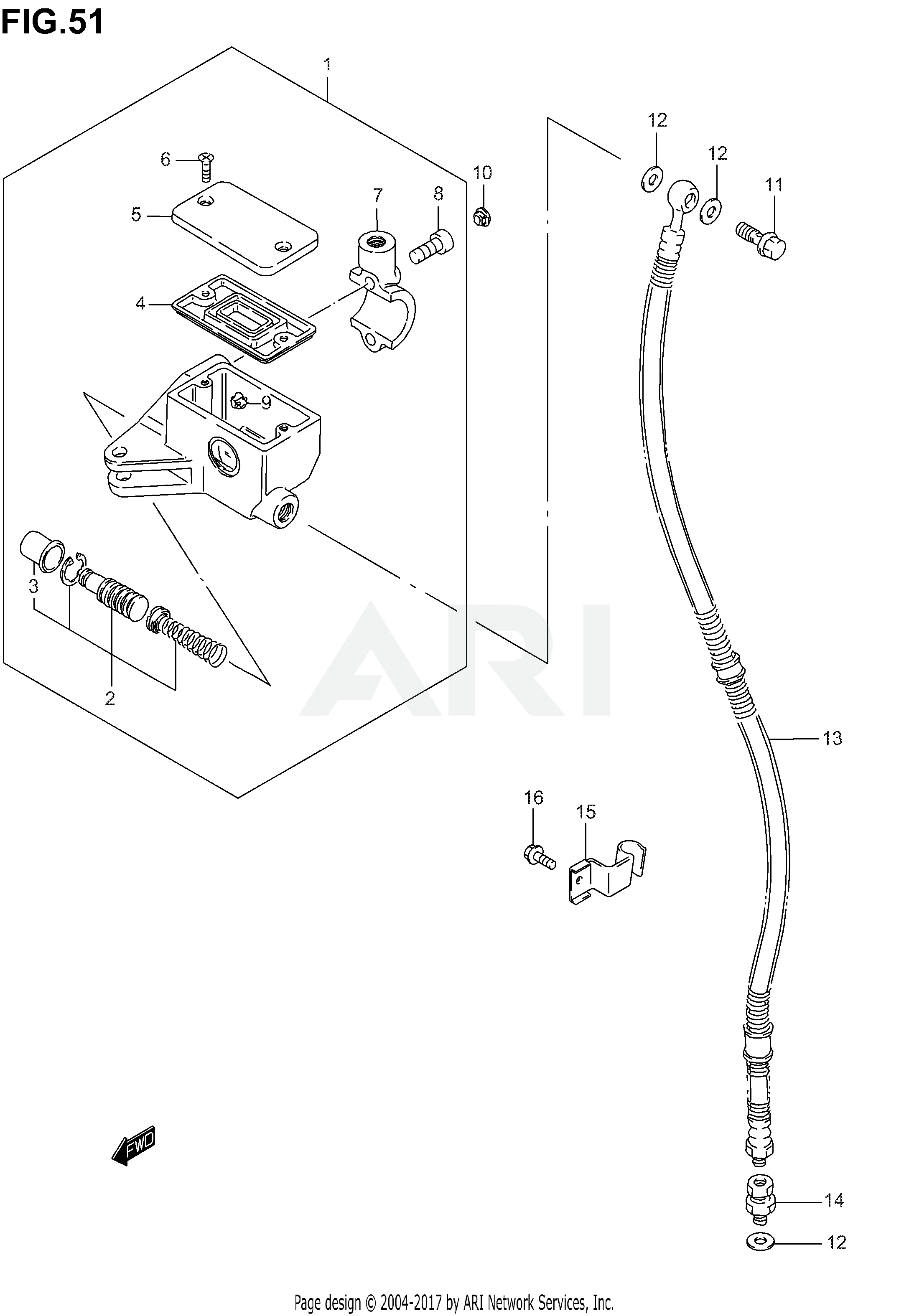 FRONT MASTER CYLINDER