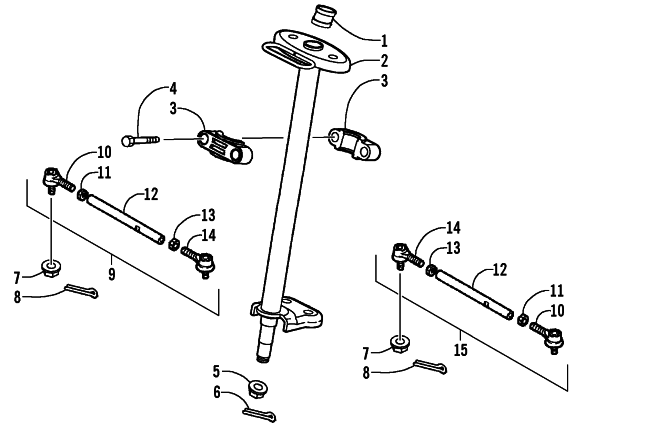 STEERING POST ASSEMBLY