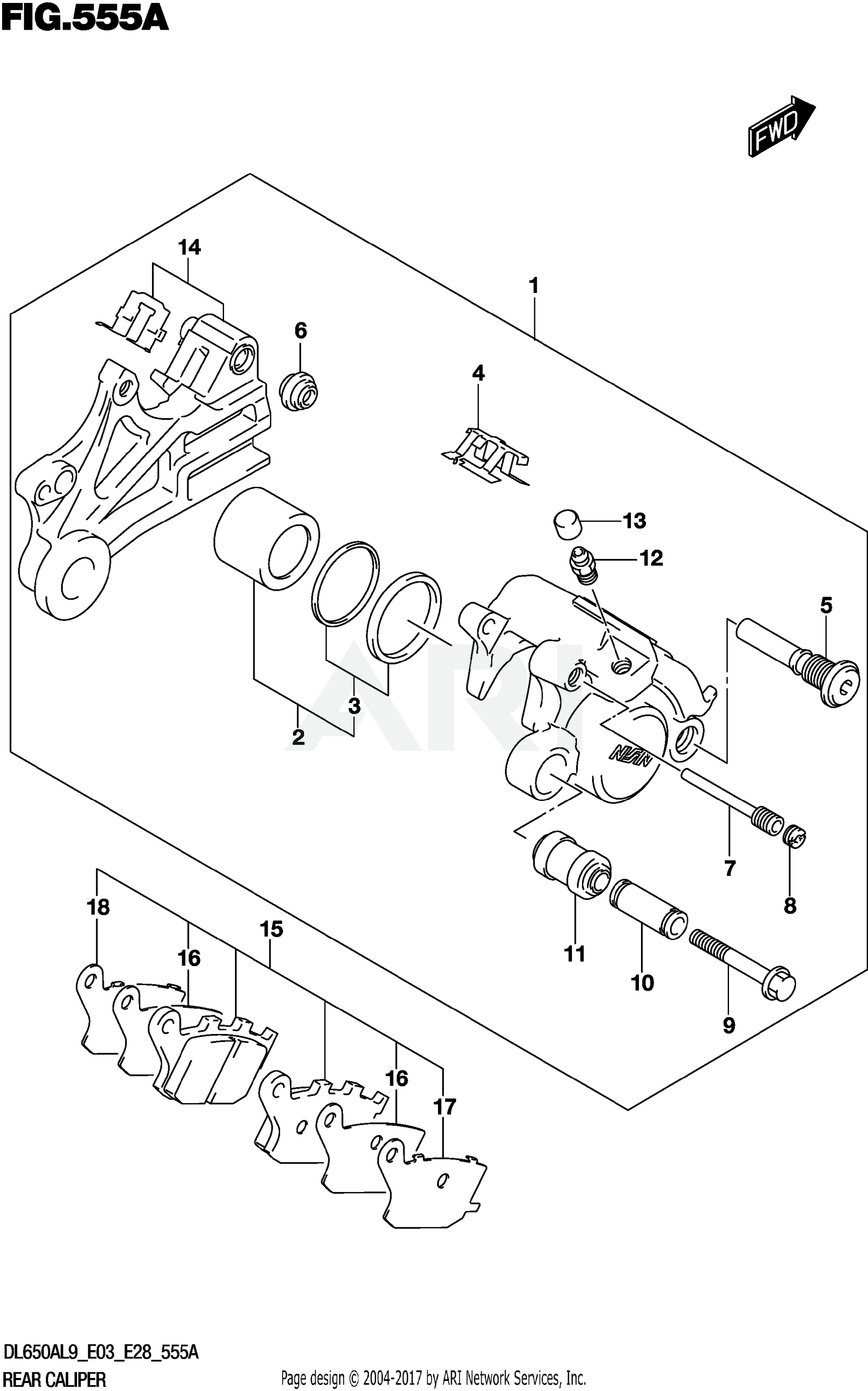 REAR CALIPER