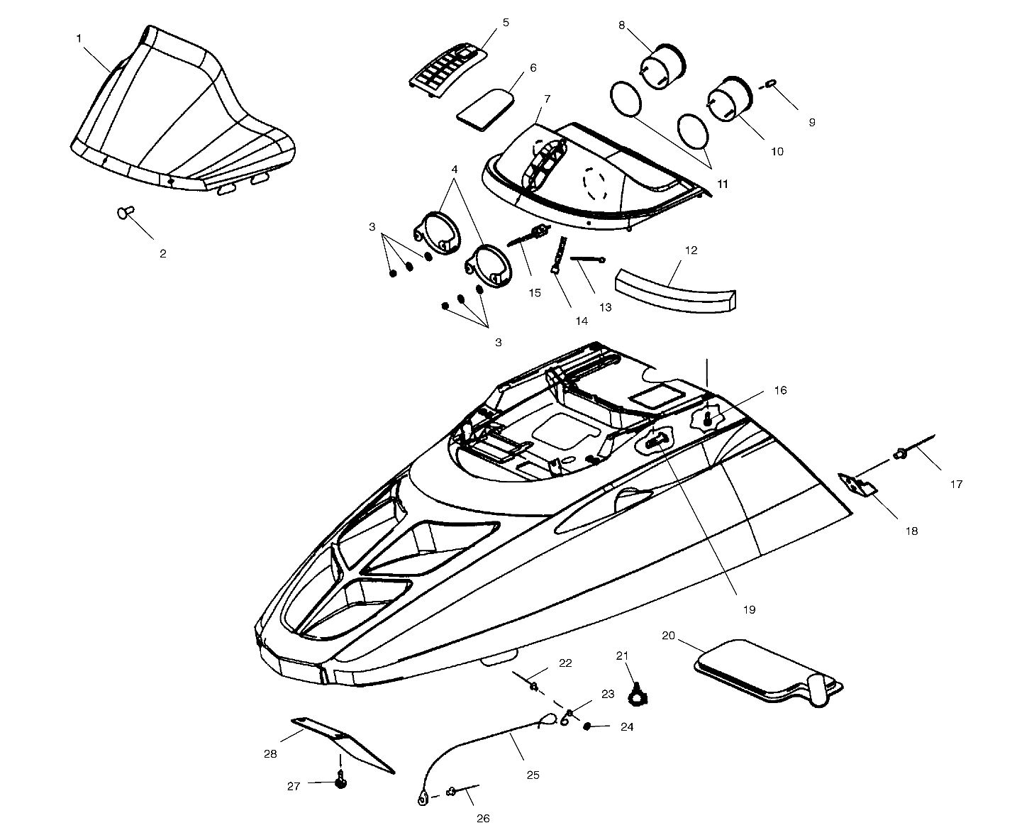 HOOD - S00SR7ASA (4954105410a010)