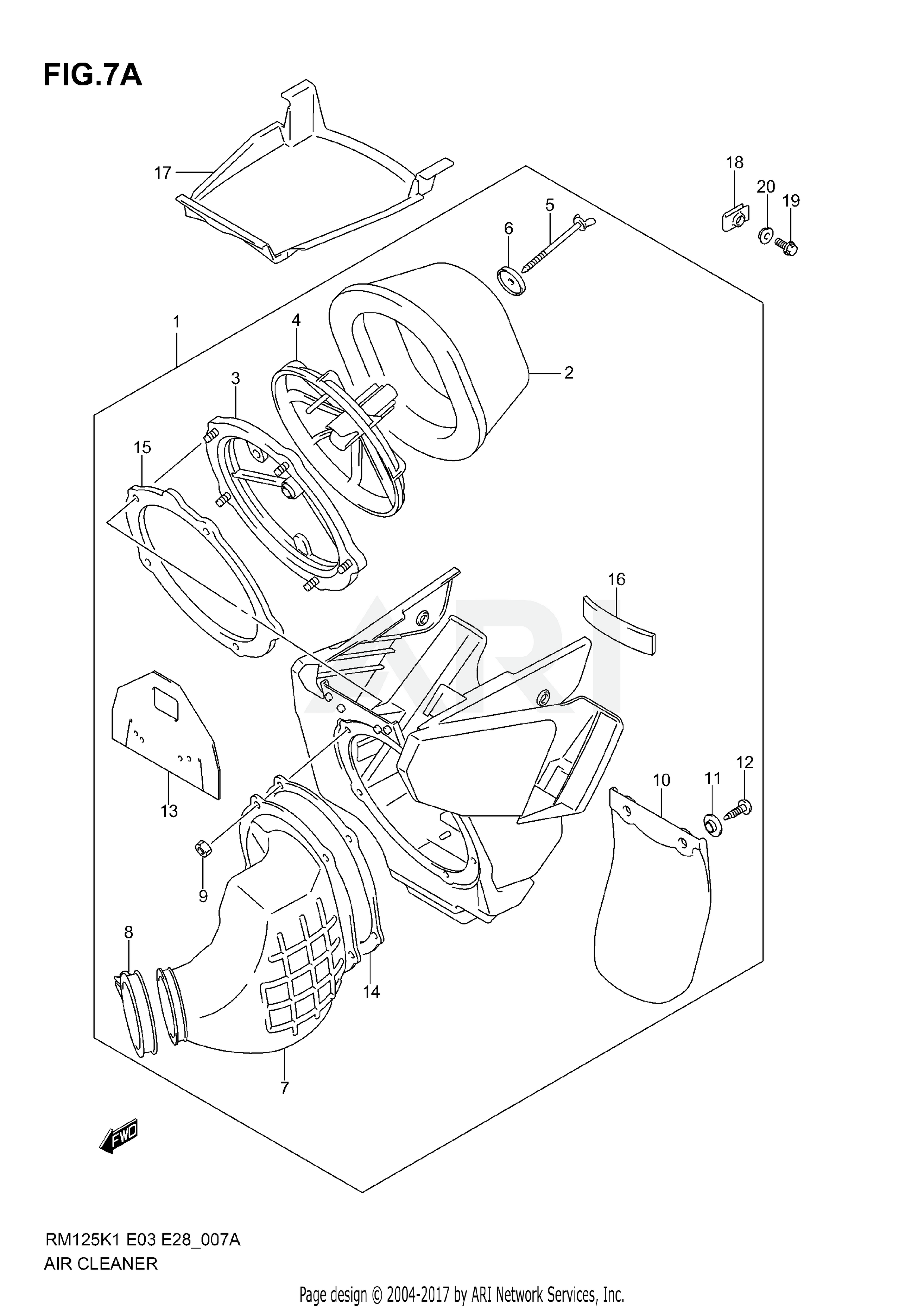 AIR CLEANER (MODEL K4/K5/K6)