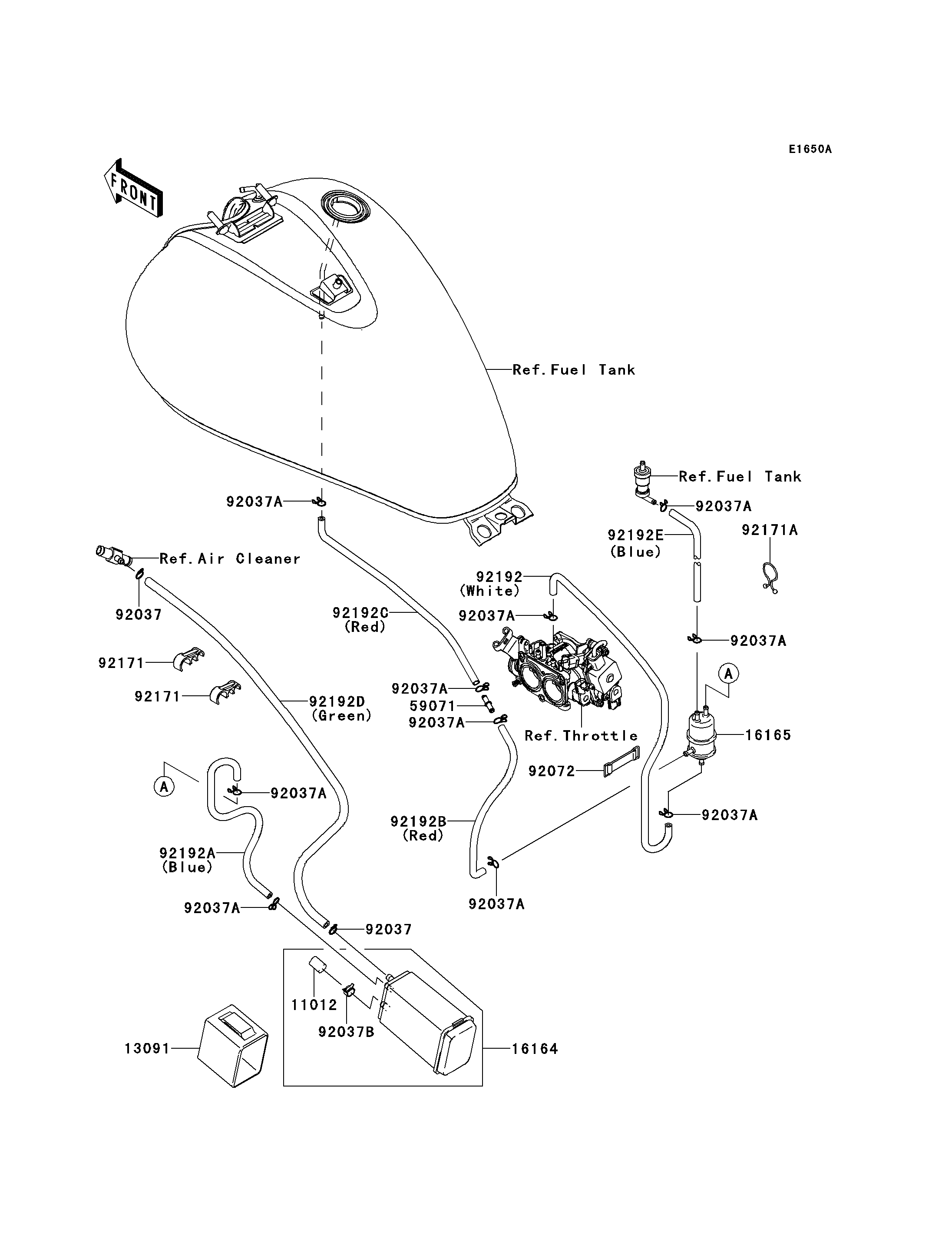 Fuel Evaporative System(BCF-BDFA)(CA)