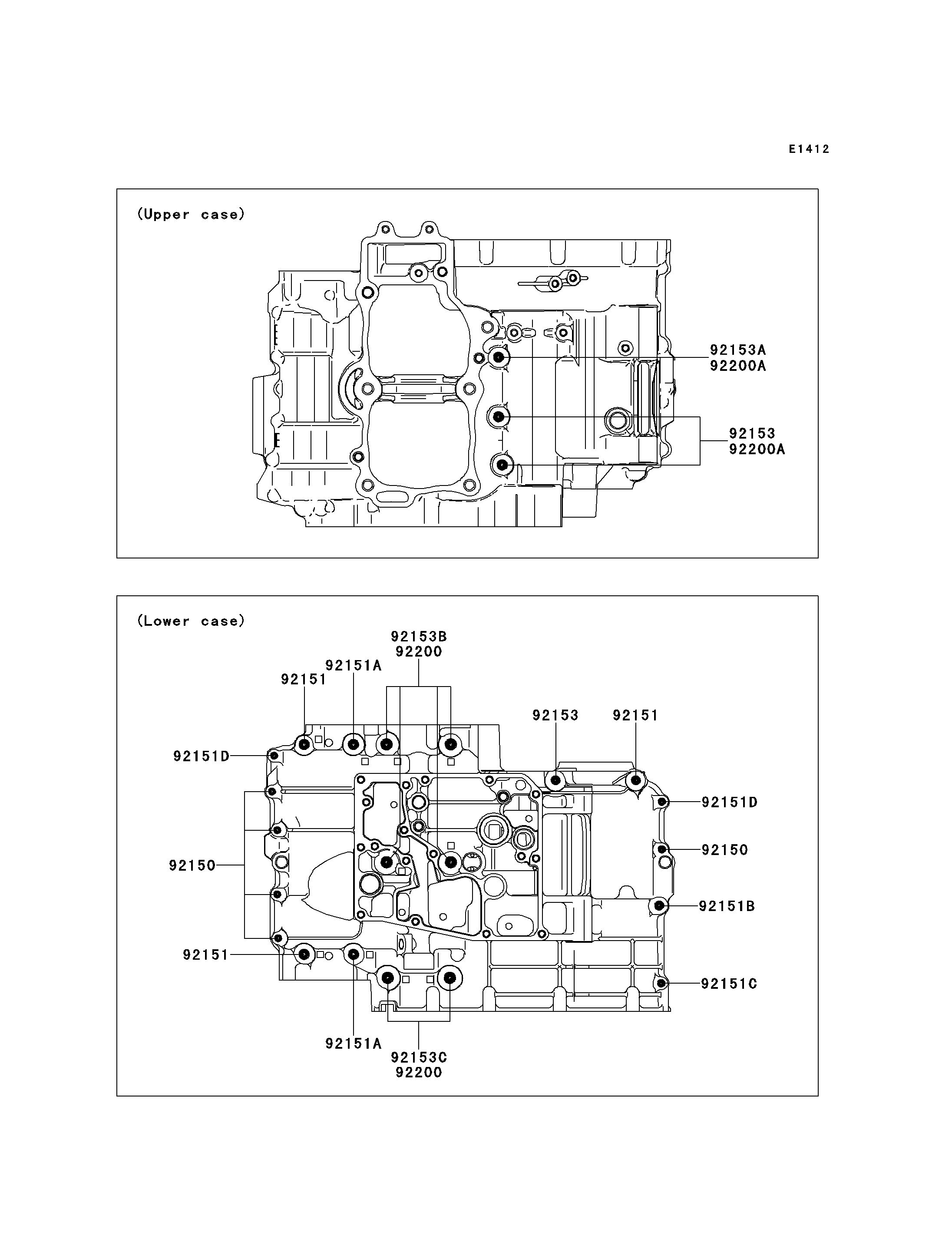 Crankcase Bolt Pattern