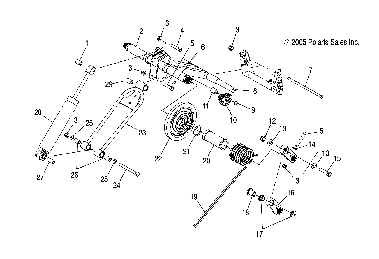 TORQUE ARM, REAR - S07PP6FS/FSA/FSB (4997139713C04)