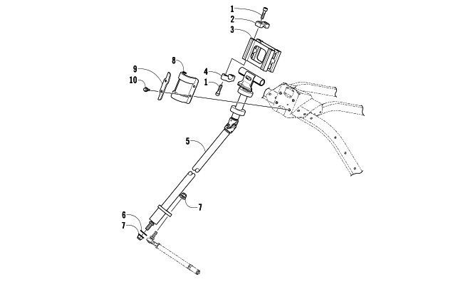 STEERING POST ASSEMBLY