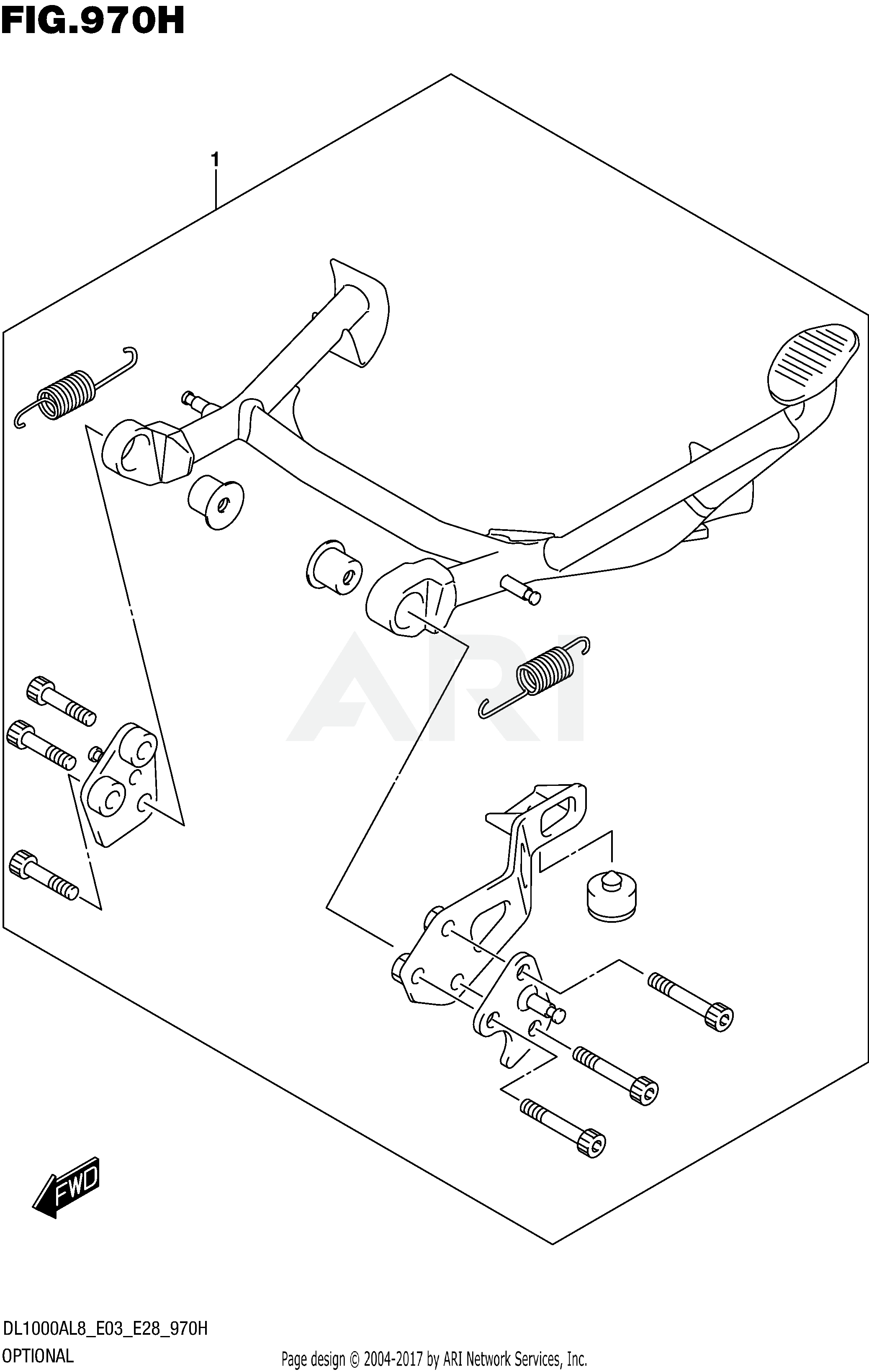 OPTIONAL (CENTER STAND SET)