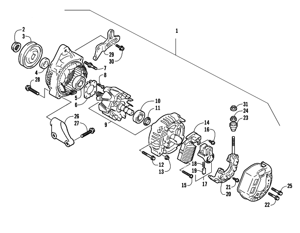 ALTERNATOR ASSEMBLY