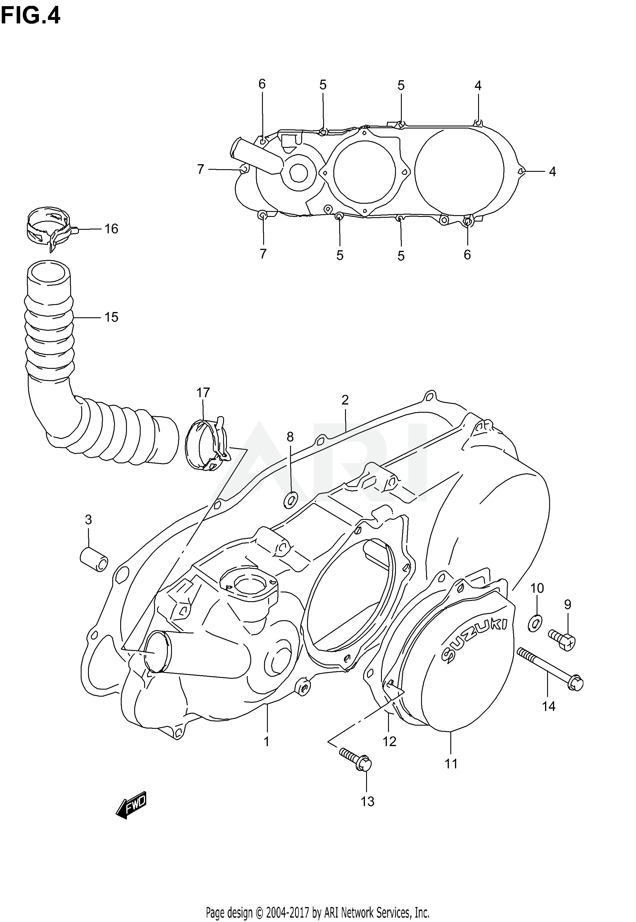 CRANKCASE LEFT COVER