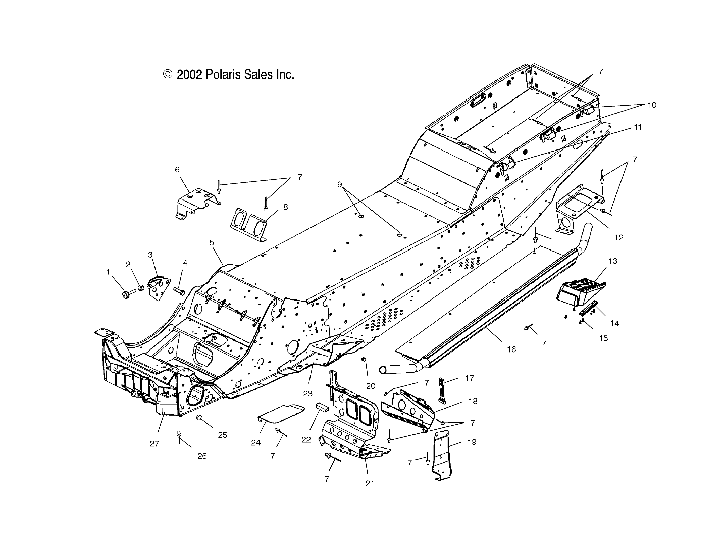 CHASSIS - S03NT7CS/S03NT8CS (4978117811A03)