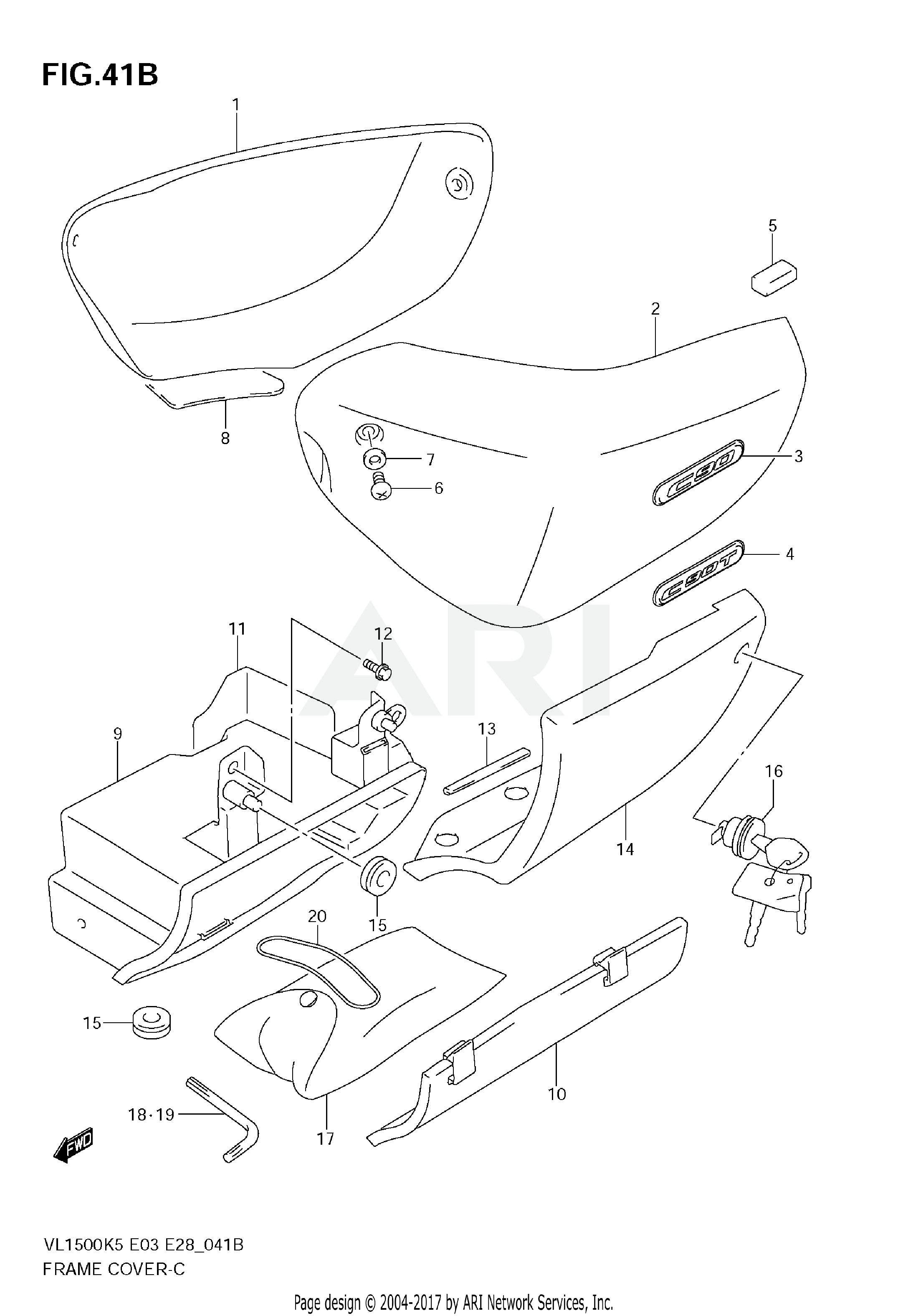 FRAME COVER (MODEL K8)