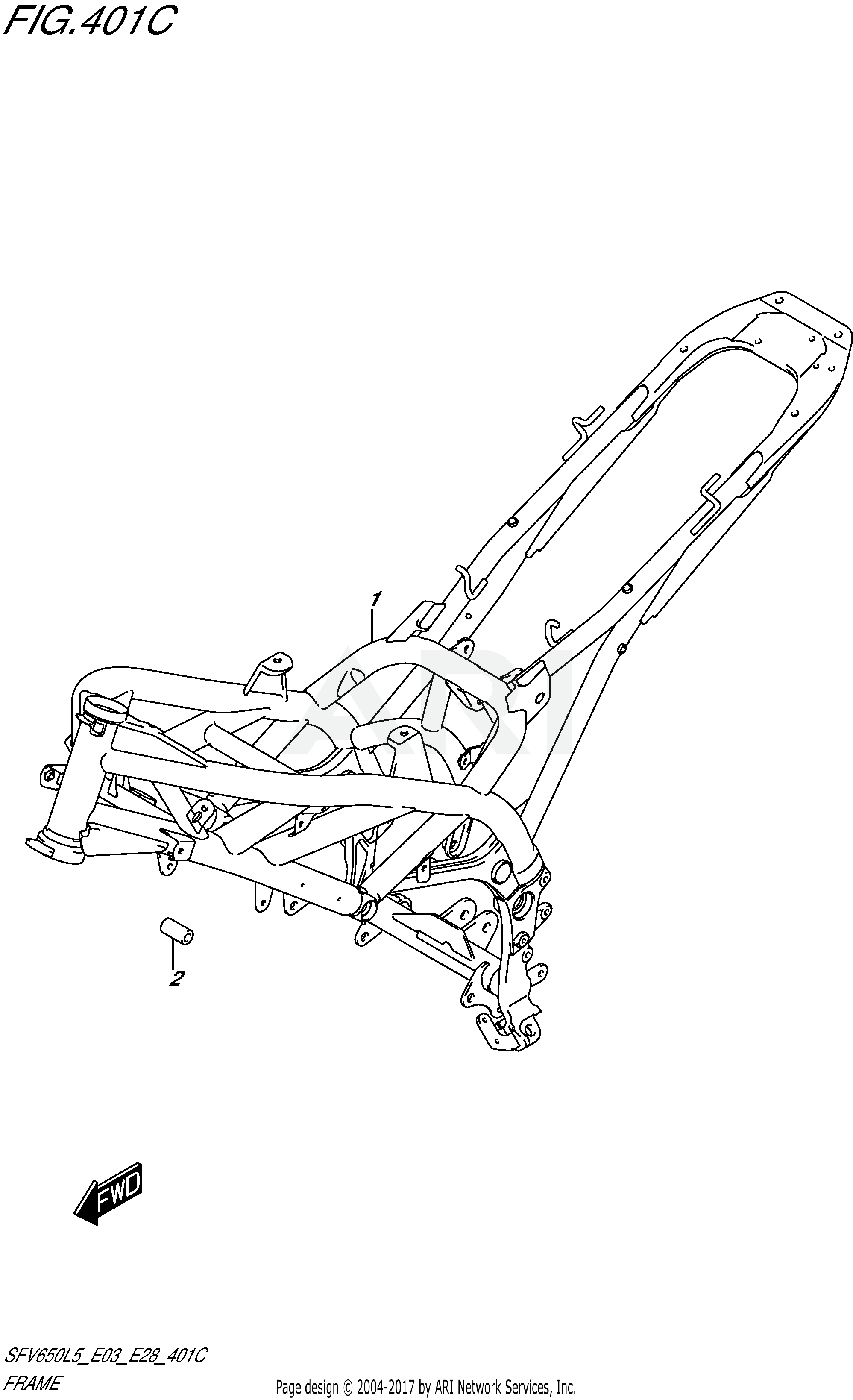 FRAME (SFV650L5 E33)