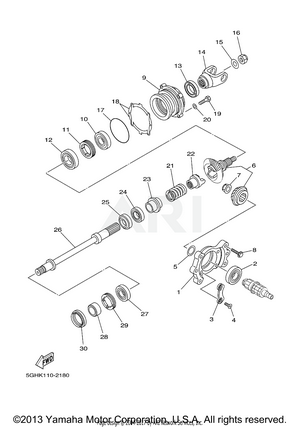 MIDDLE DRIVE GEAR